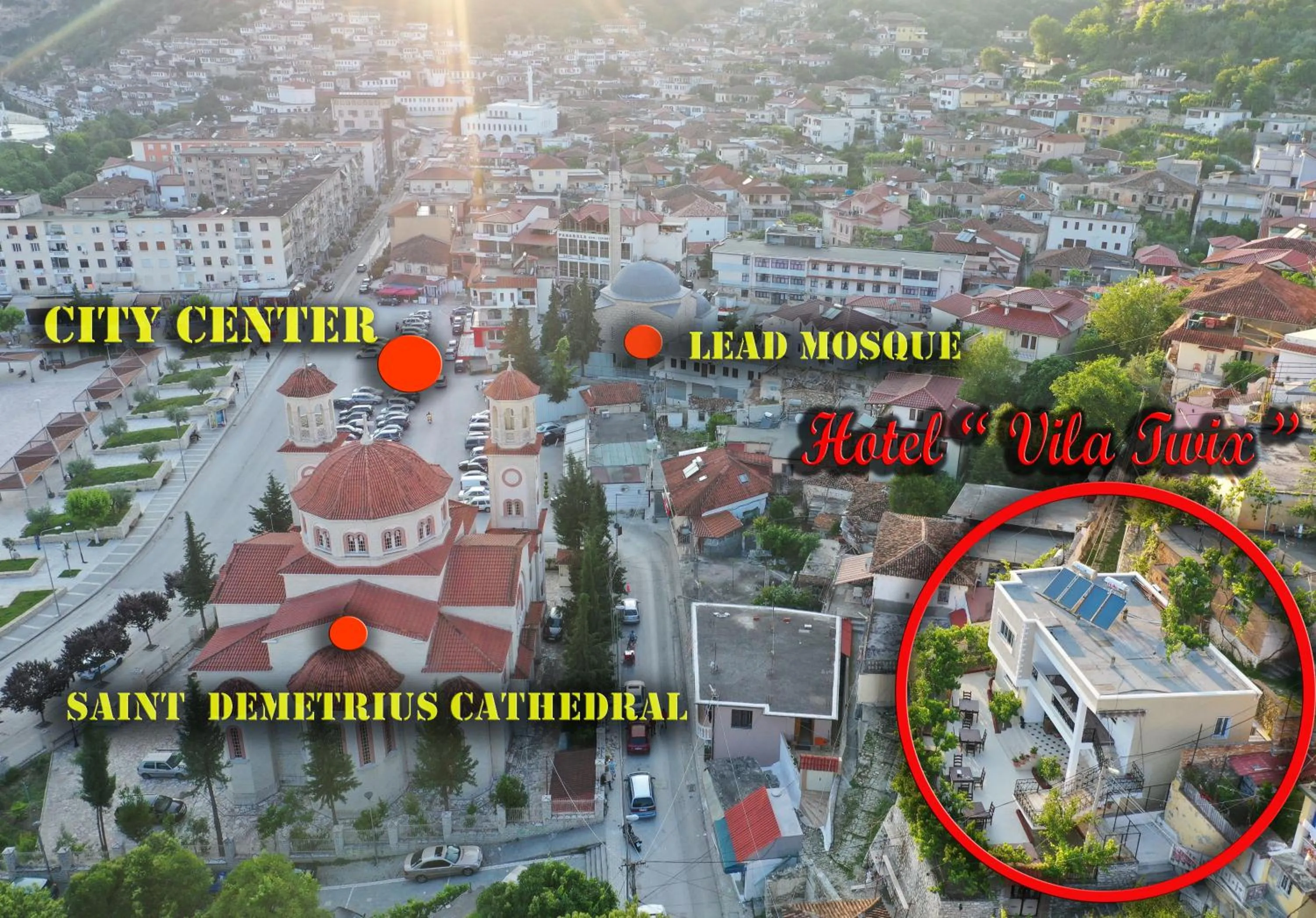 Bird's eye view in HOTEL VILA TWIX