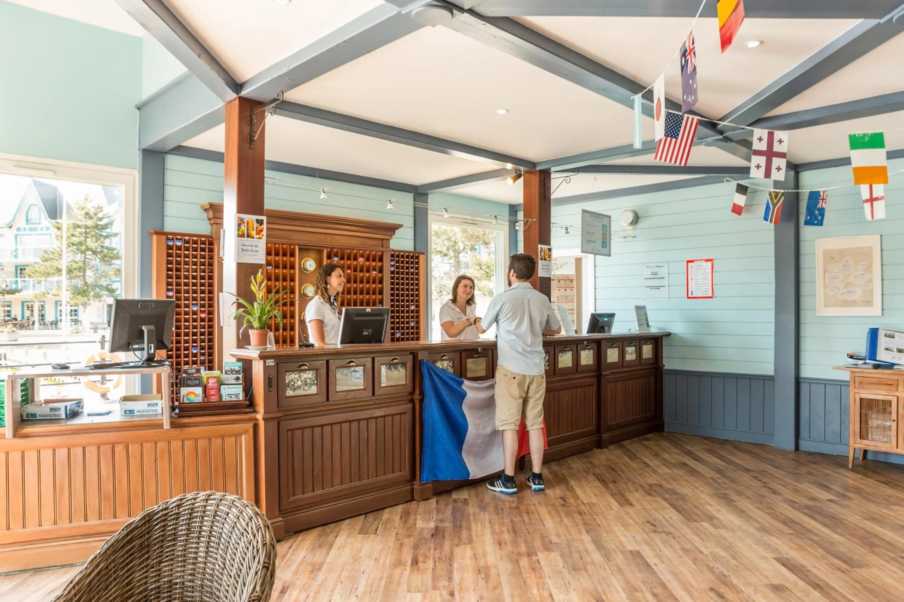 Staff in Village Pierre & Vacances Belle Dune