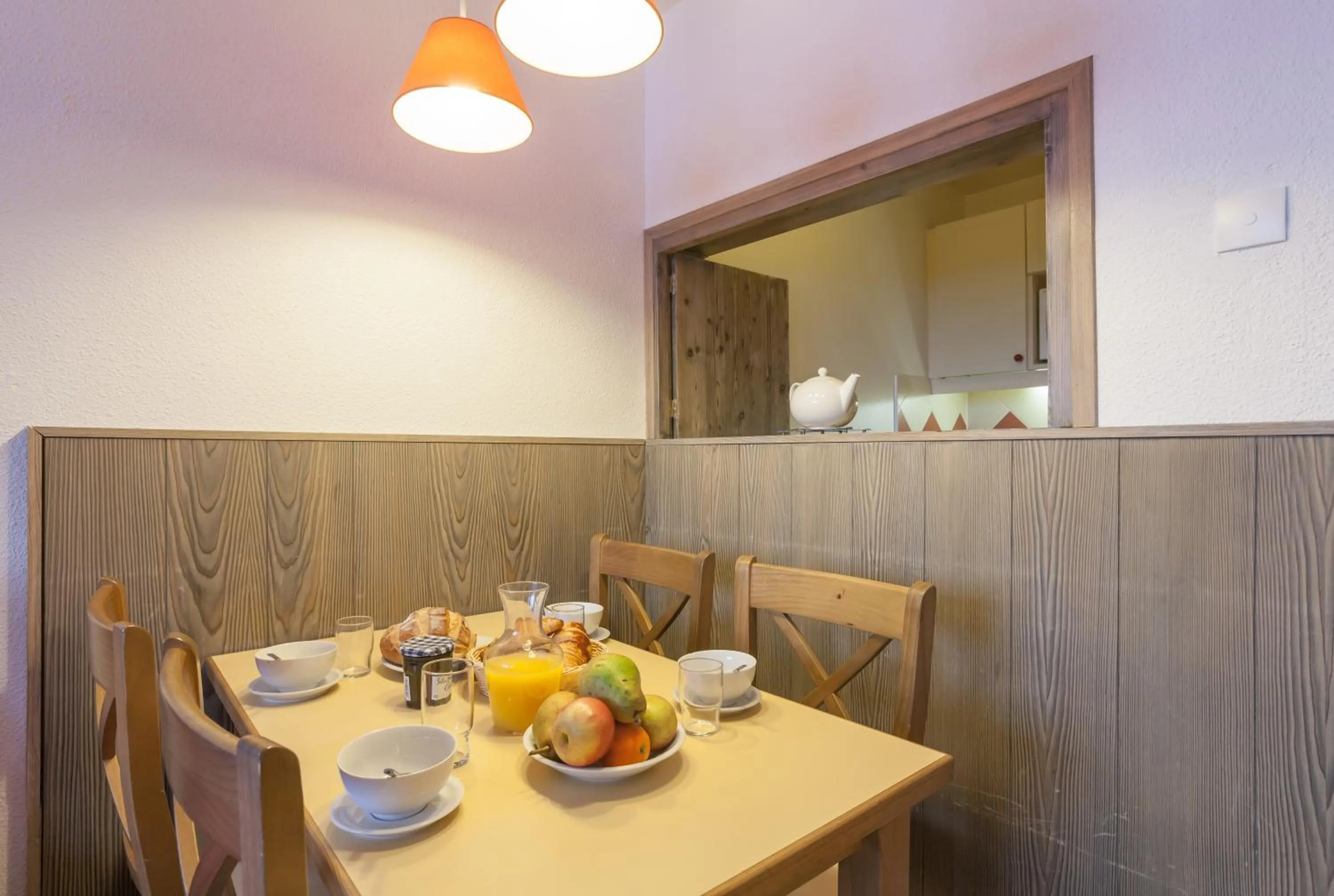 Living room in Résidence Pierre & Vacances Le Chamois Blanc