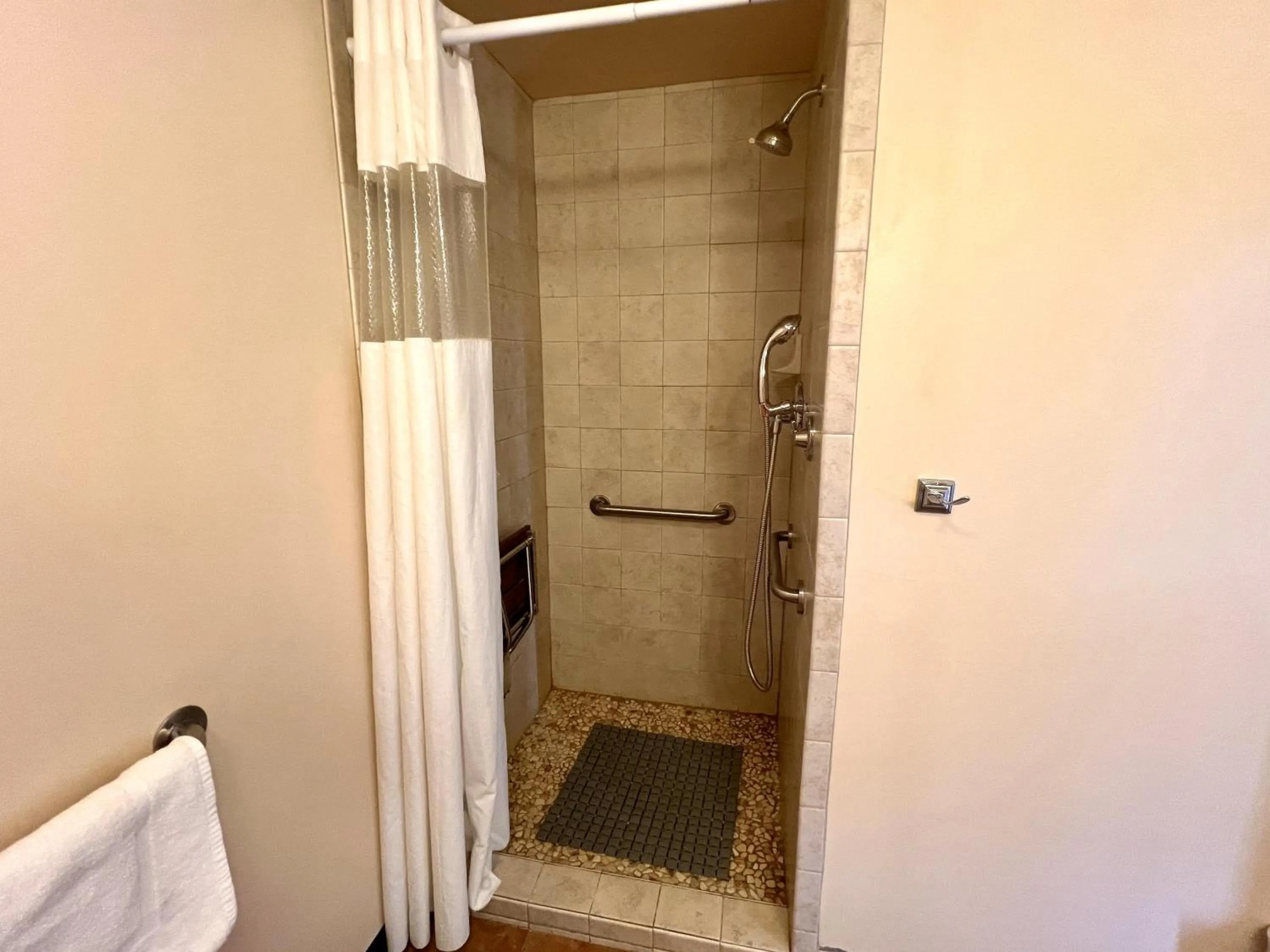 Shower in Travelodge by Wyndham Hershey