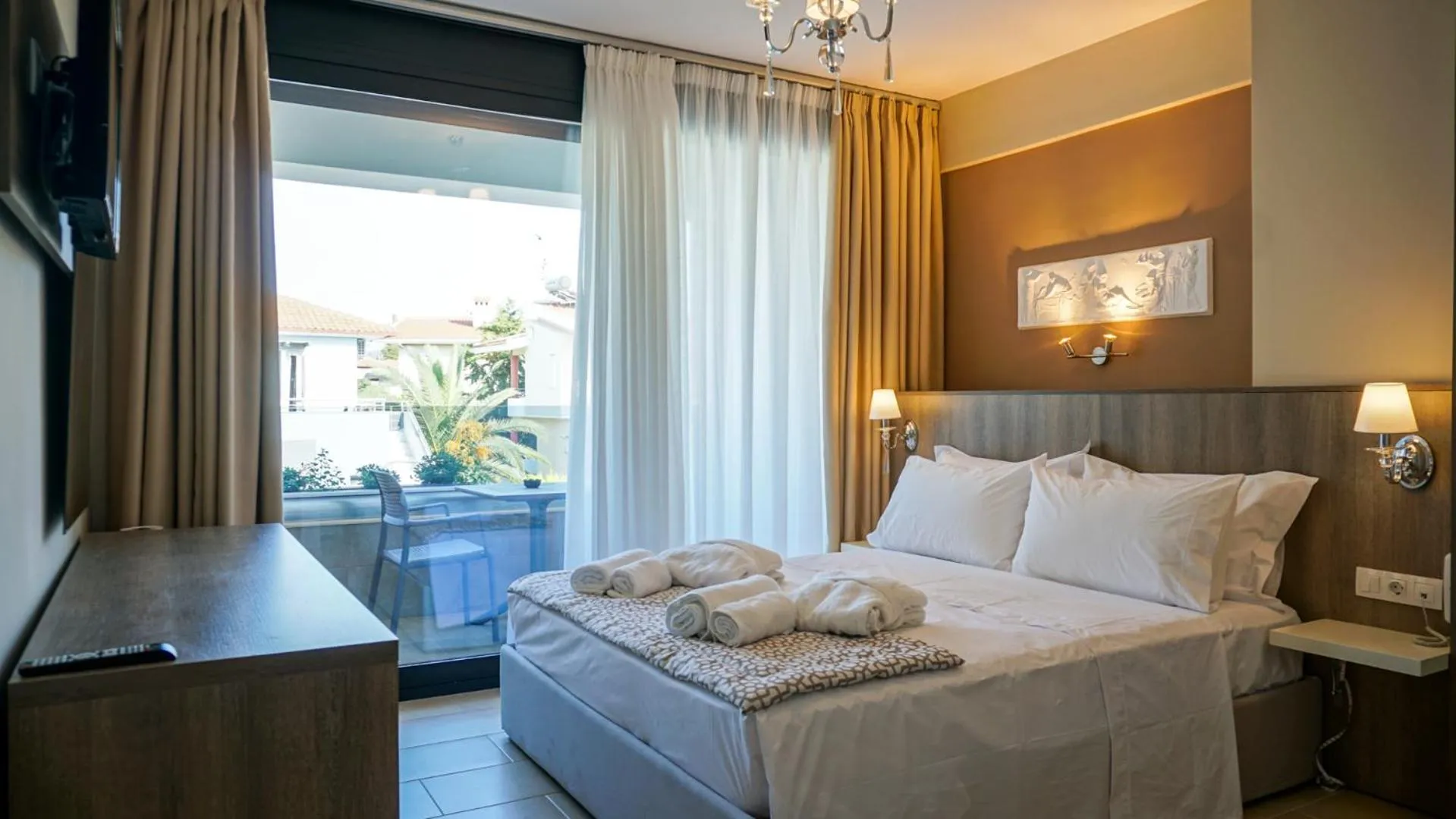 Bed in Agnes Deluxe Hotel