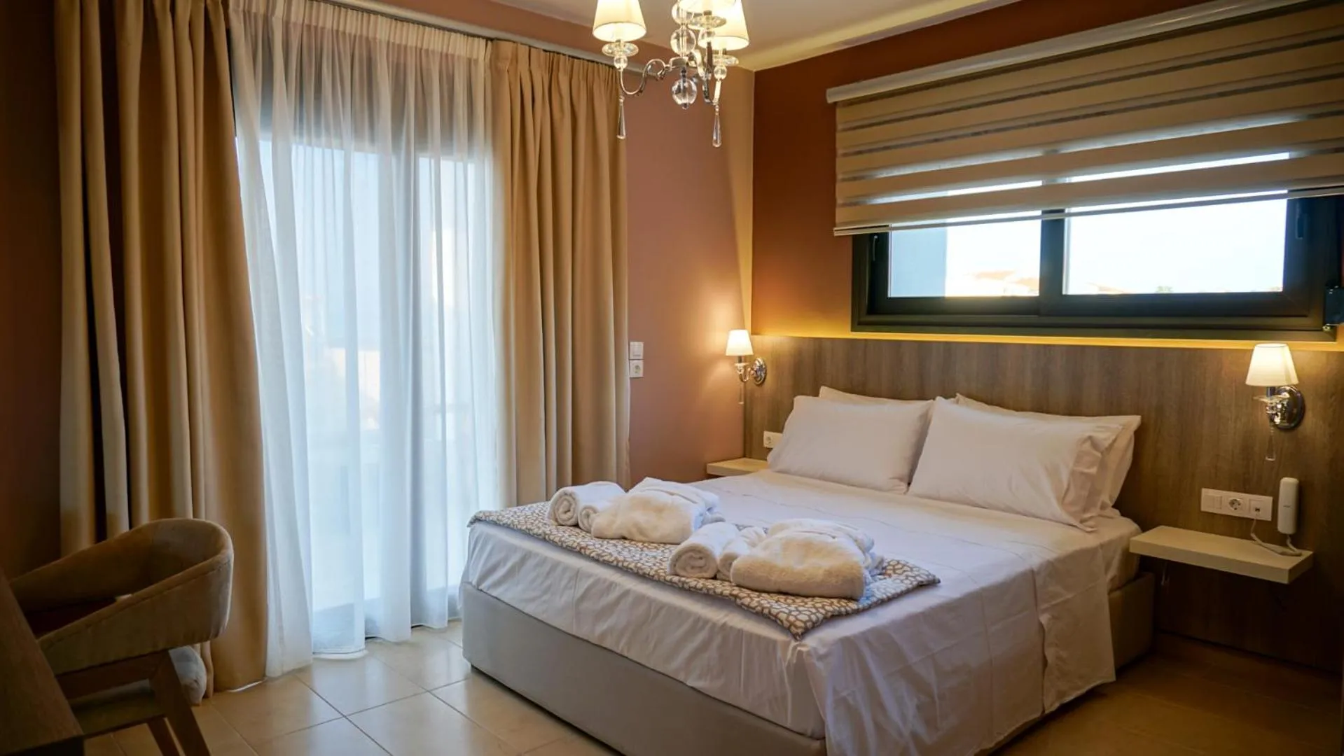 Bed in Agnes Deluxe Hotel