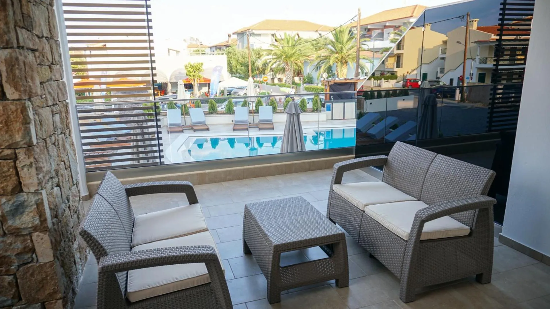 Balcony/Terrace in Agnes Deluxe Hotel