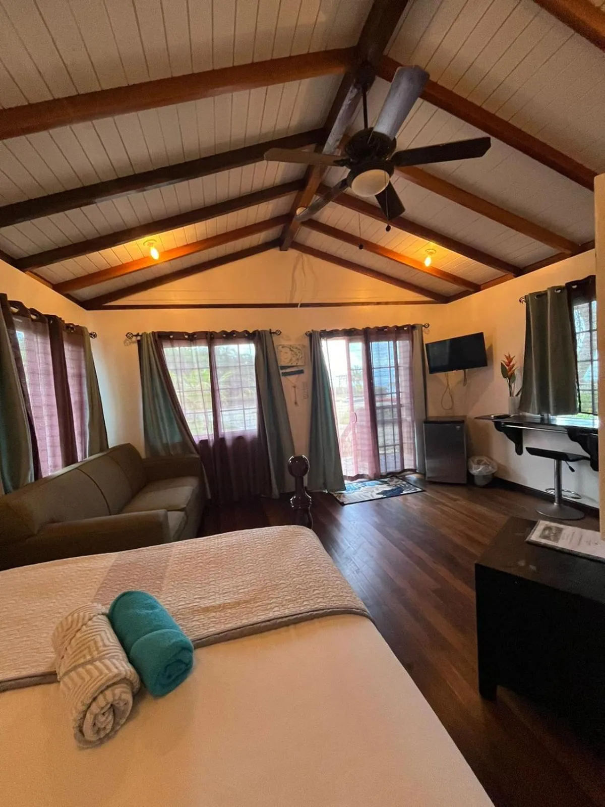 Bed in Seaside Chateau Resort