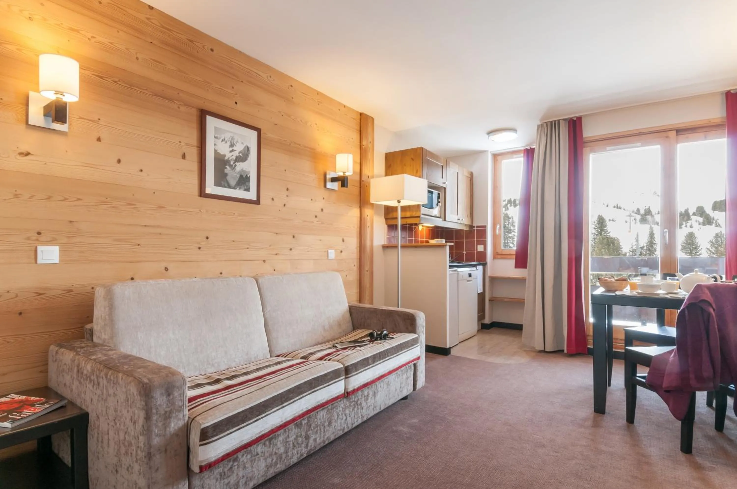 Kitchen or kitchenette in Résidence Pierre & Vacances Le Quartz