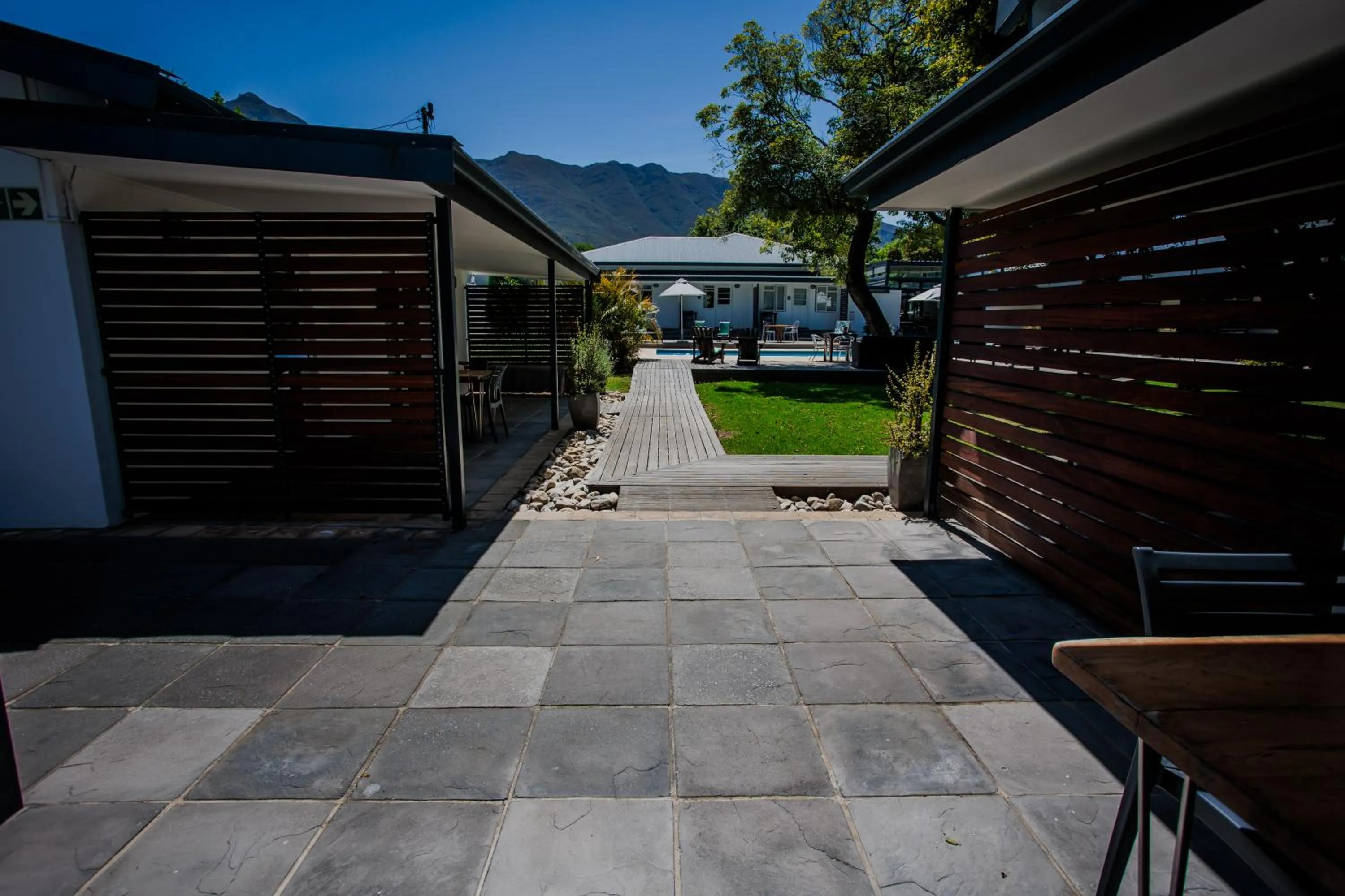 Inner courtyard view in Aan de Eike Guest House