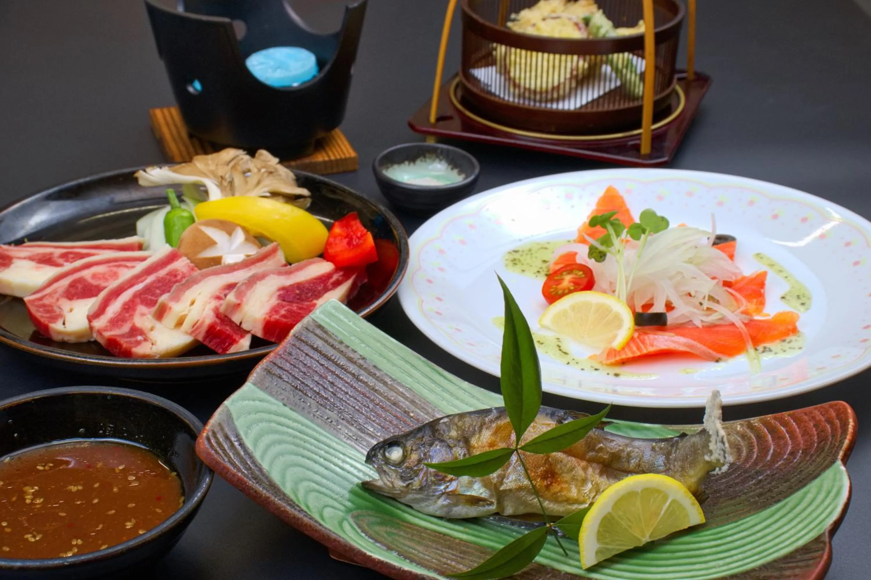 Dinner in Hotel&Resort Yamanouchi Hills