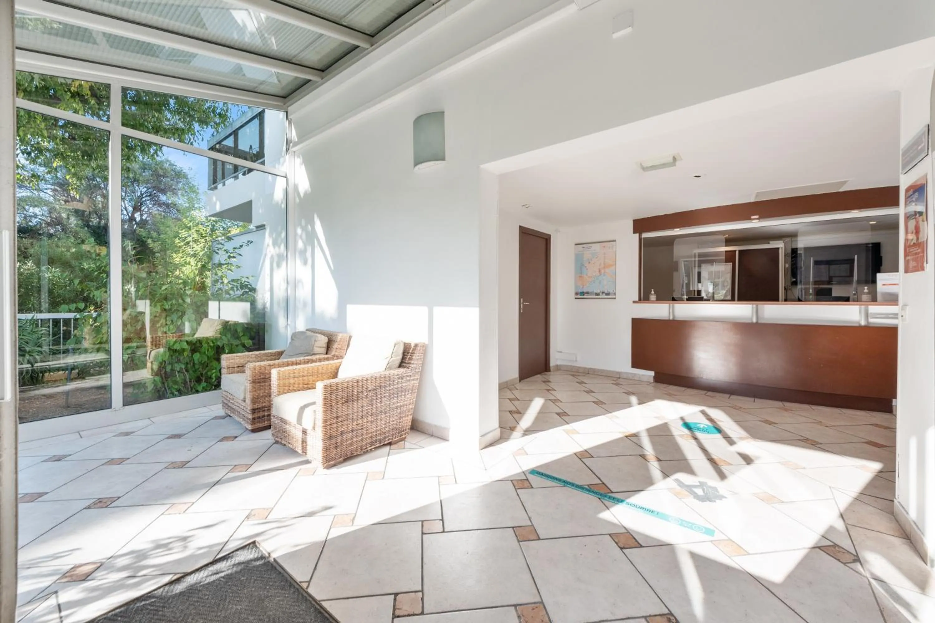 Patio in Résidence Pierre & Vacances La Rostagne