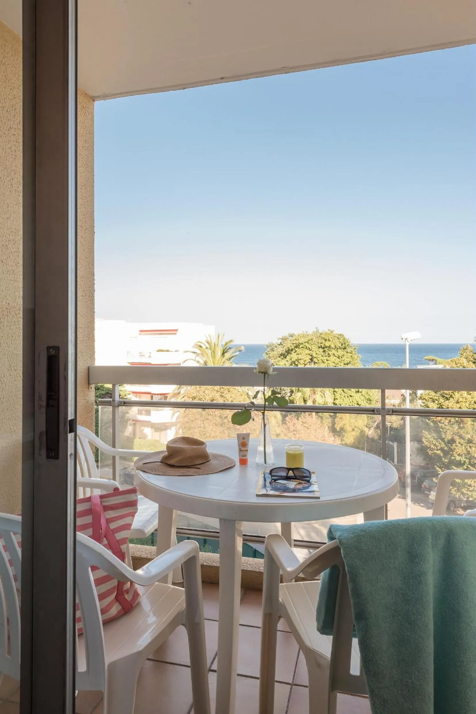 Patio in Résidence Pierre & Vacances La Rostagne