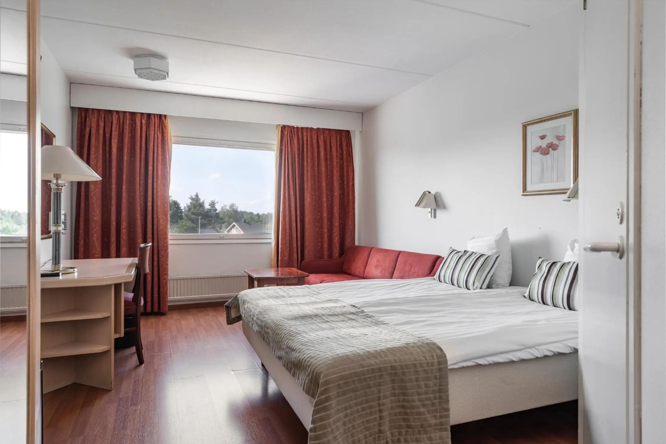 Bedroom, Bed in Teatterihotelli Riihimäki