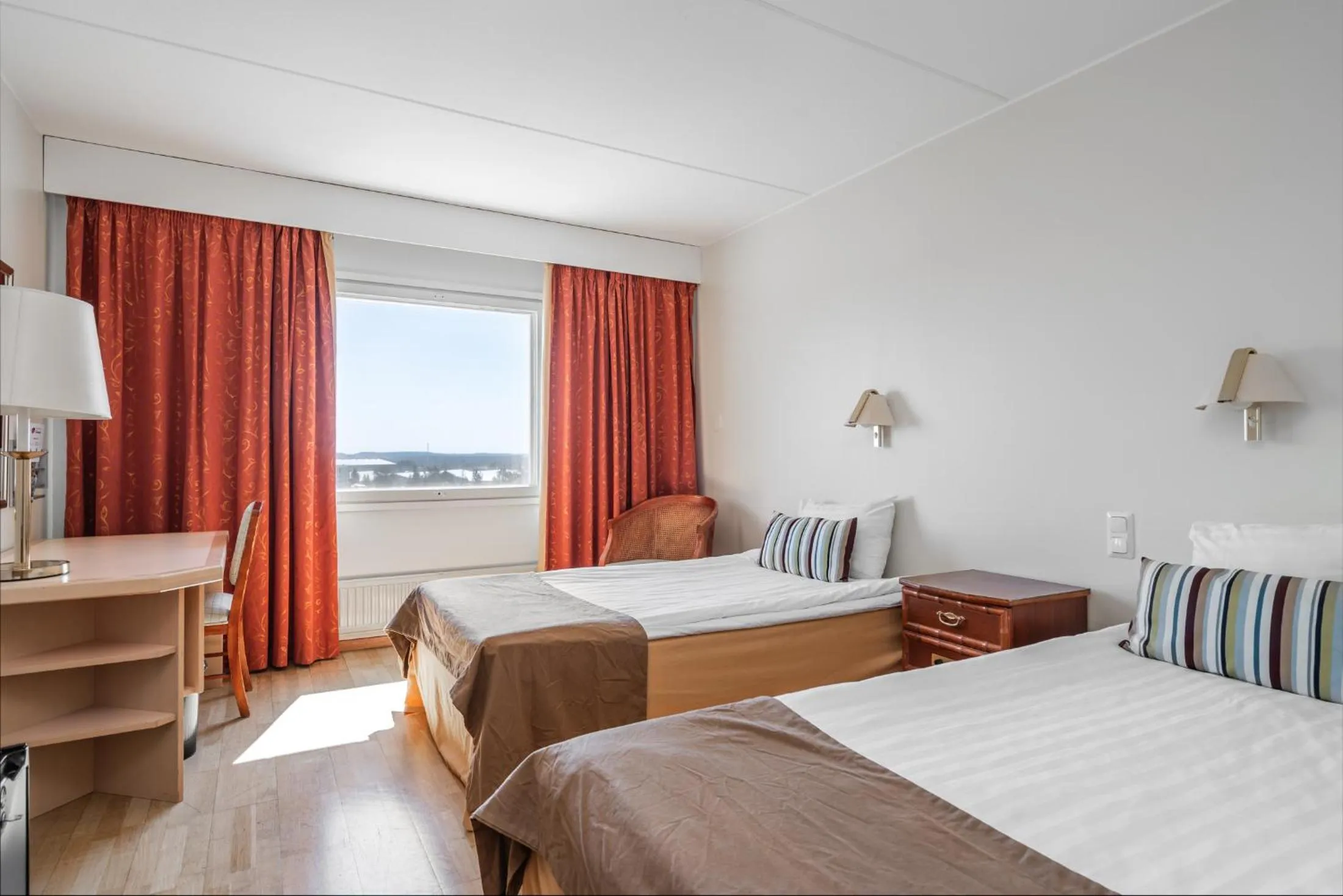 Bedroom, Bed in Teatterihotelli Riihimäki