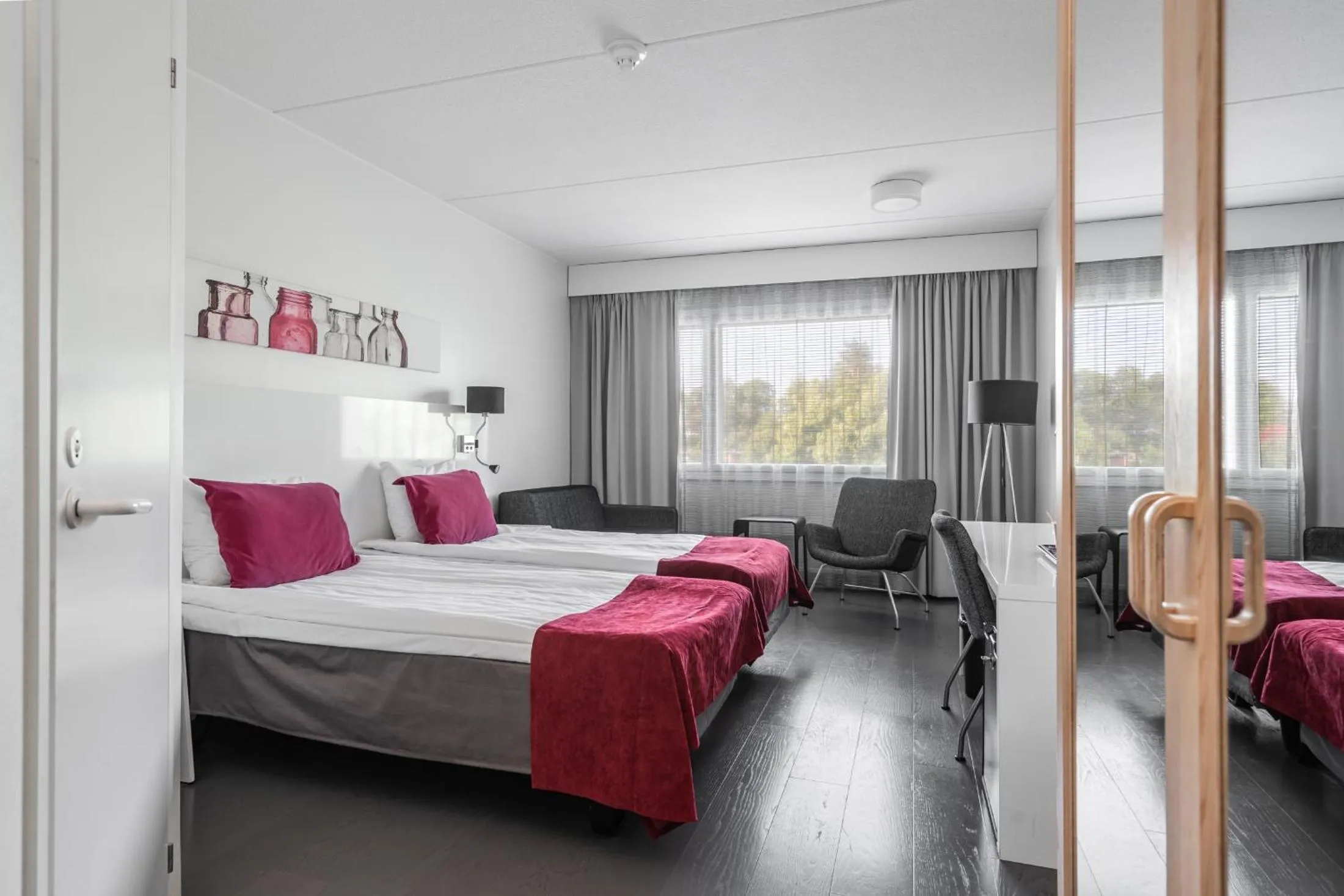 Bedroom, Bed in Teatterihotelli Riihimäki