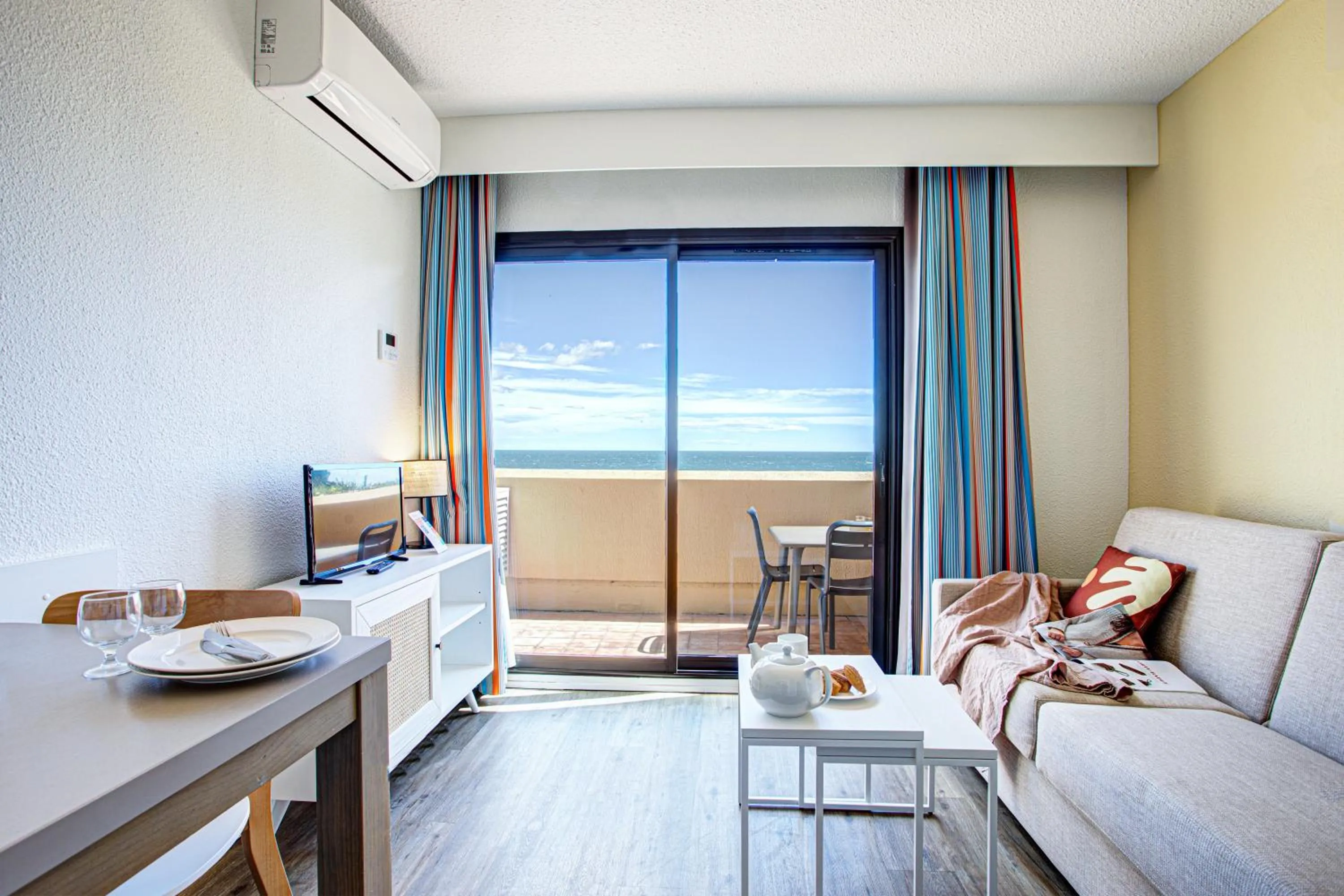 Bed in Residence Pierre & Vacances Les Balcons de Collioure