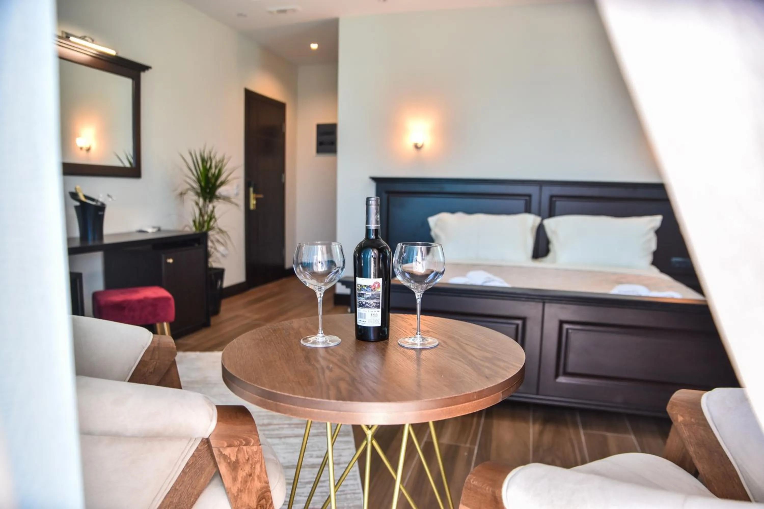 Seating area, Bed in Padam Hotel & SPA