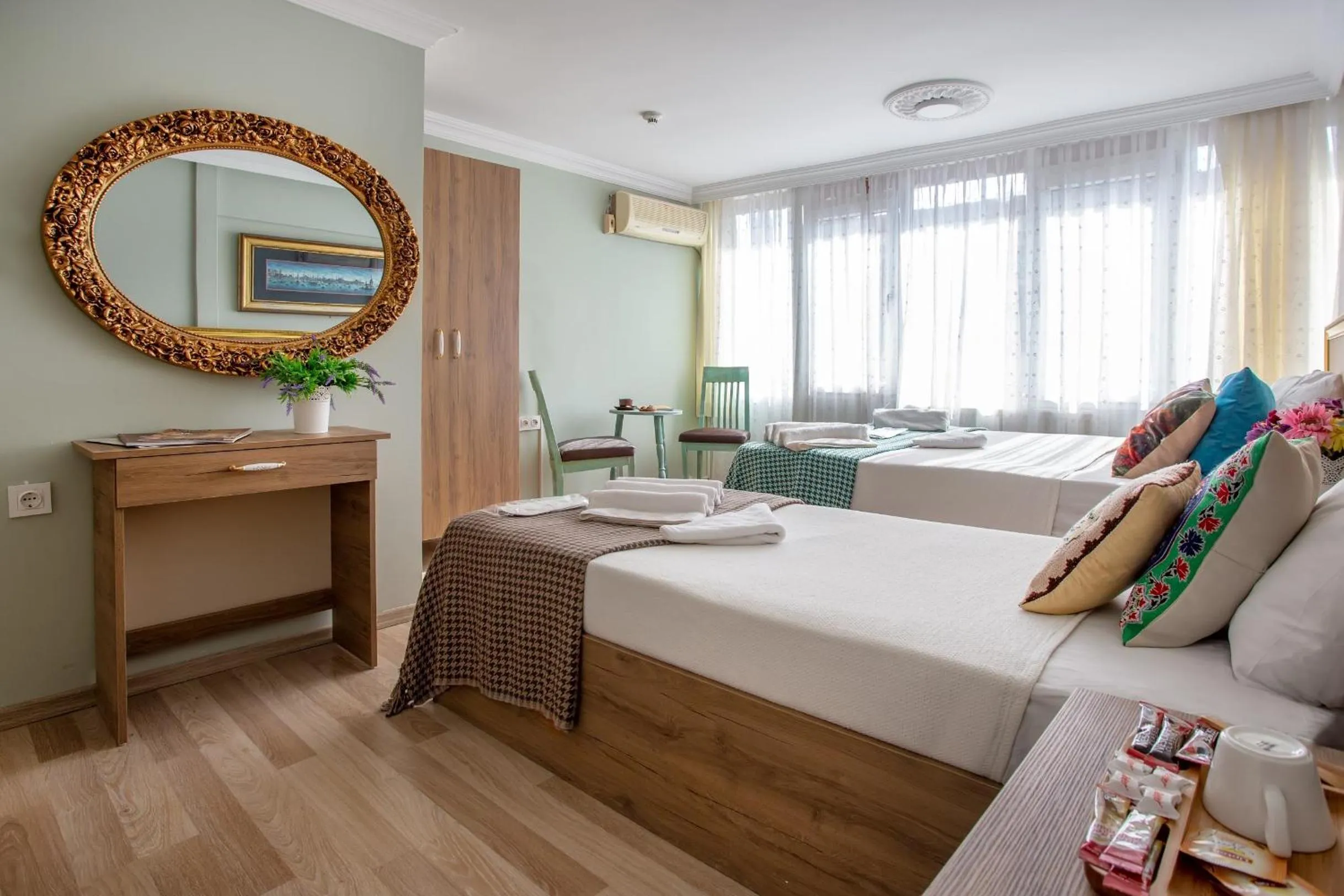 Photo of the whole room, Bed in Sofia Corner Hotel