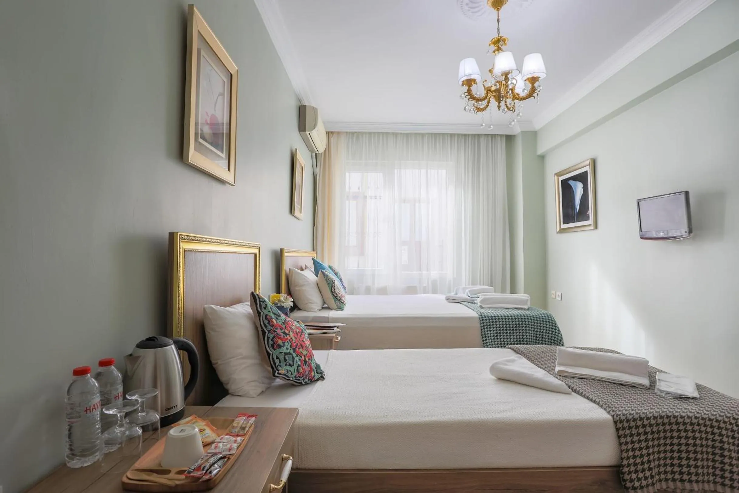 Decorative detail, Bed in Sofia Corner Hotel