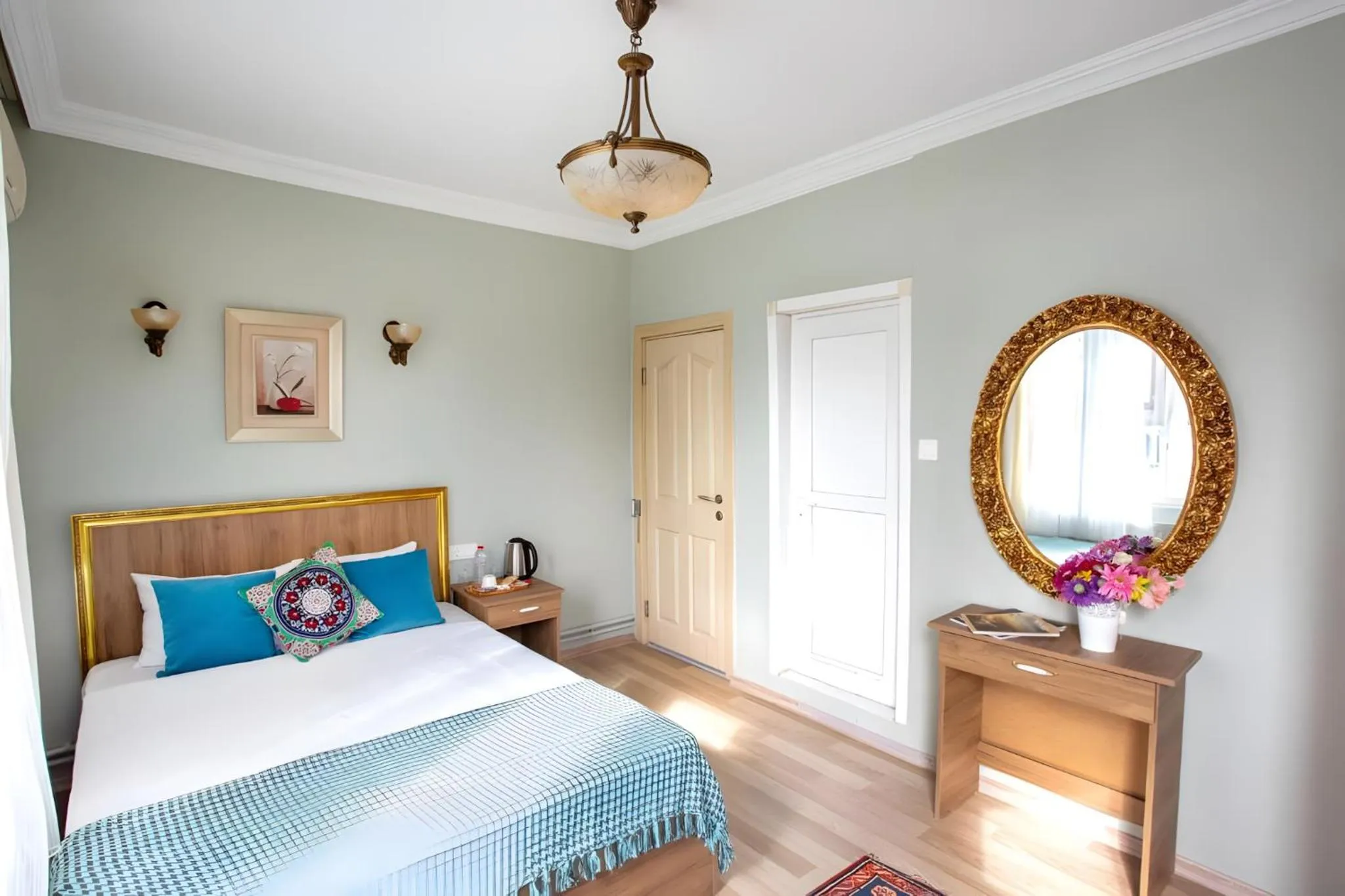 Bed in Sofia Corner Hotel