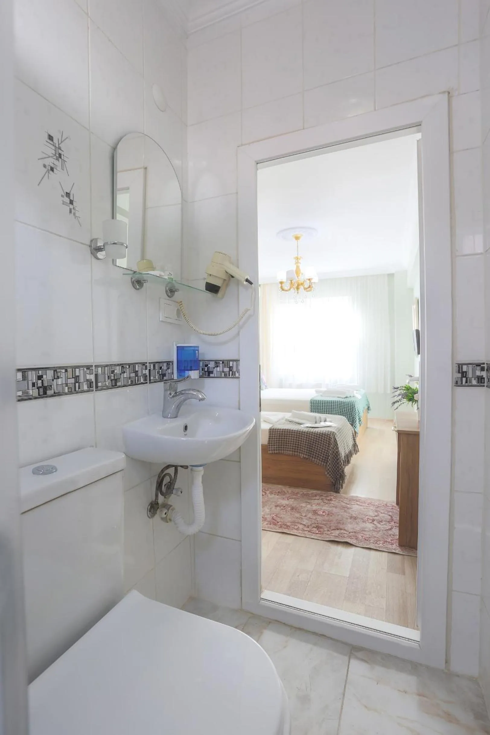 Bathroom, Bed in Sofia Corner Hotel