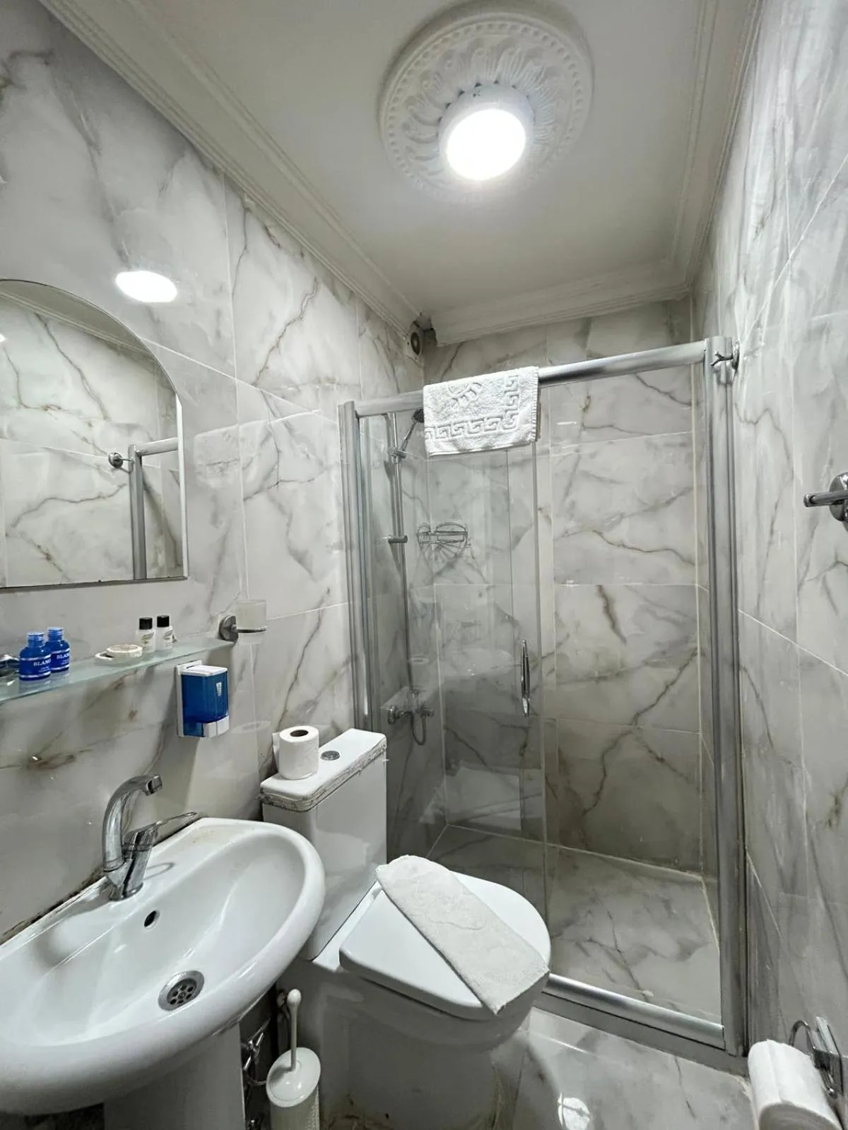 Shower in Sofia Corner Hotel