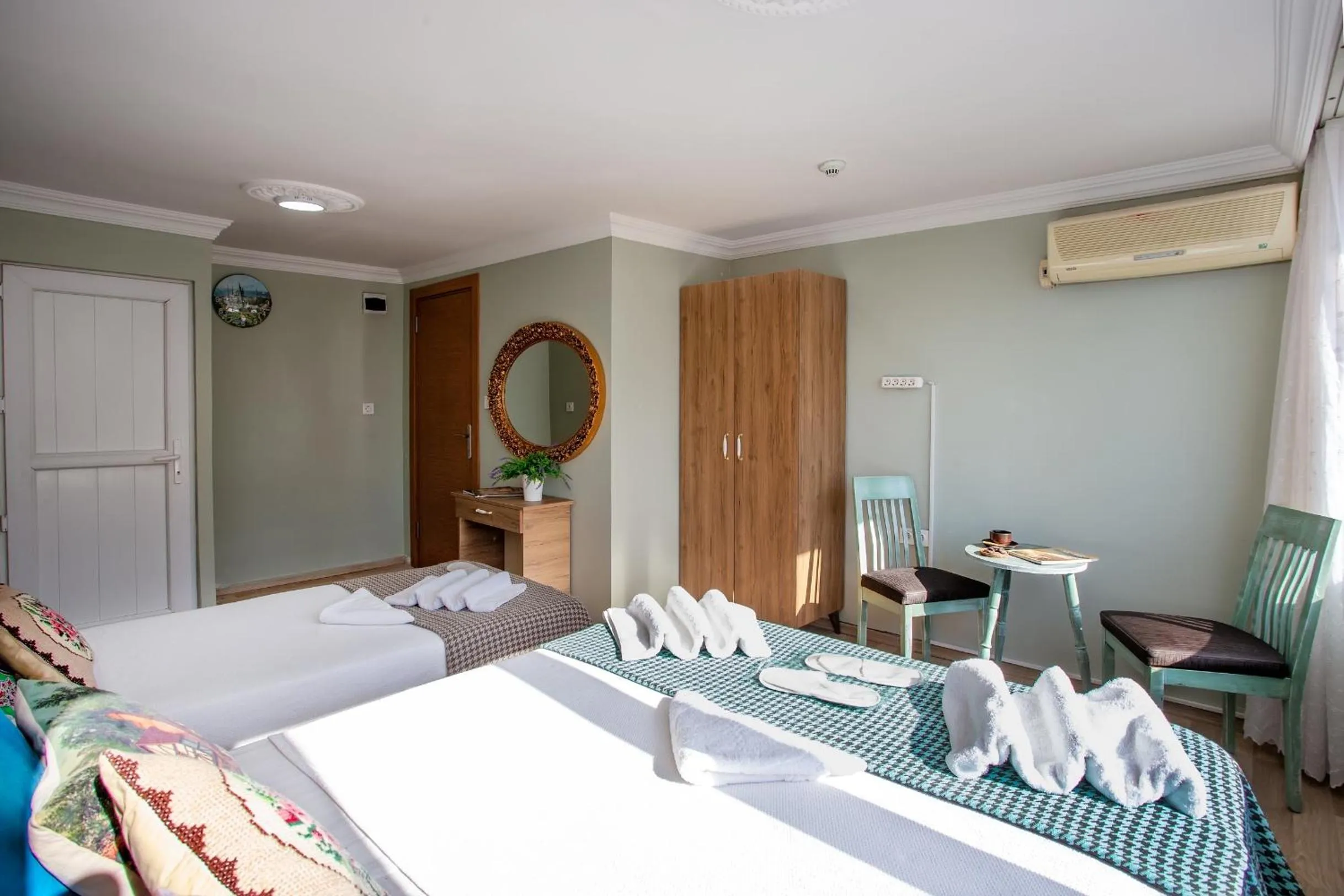 Photo of the whole room, Bed in Sofia Corner Hotel