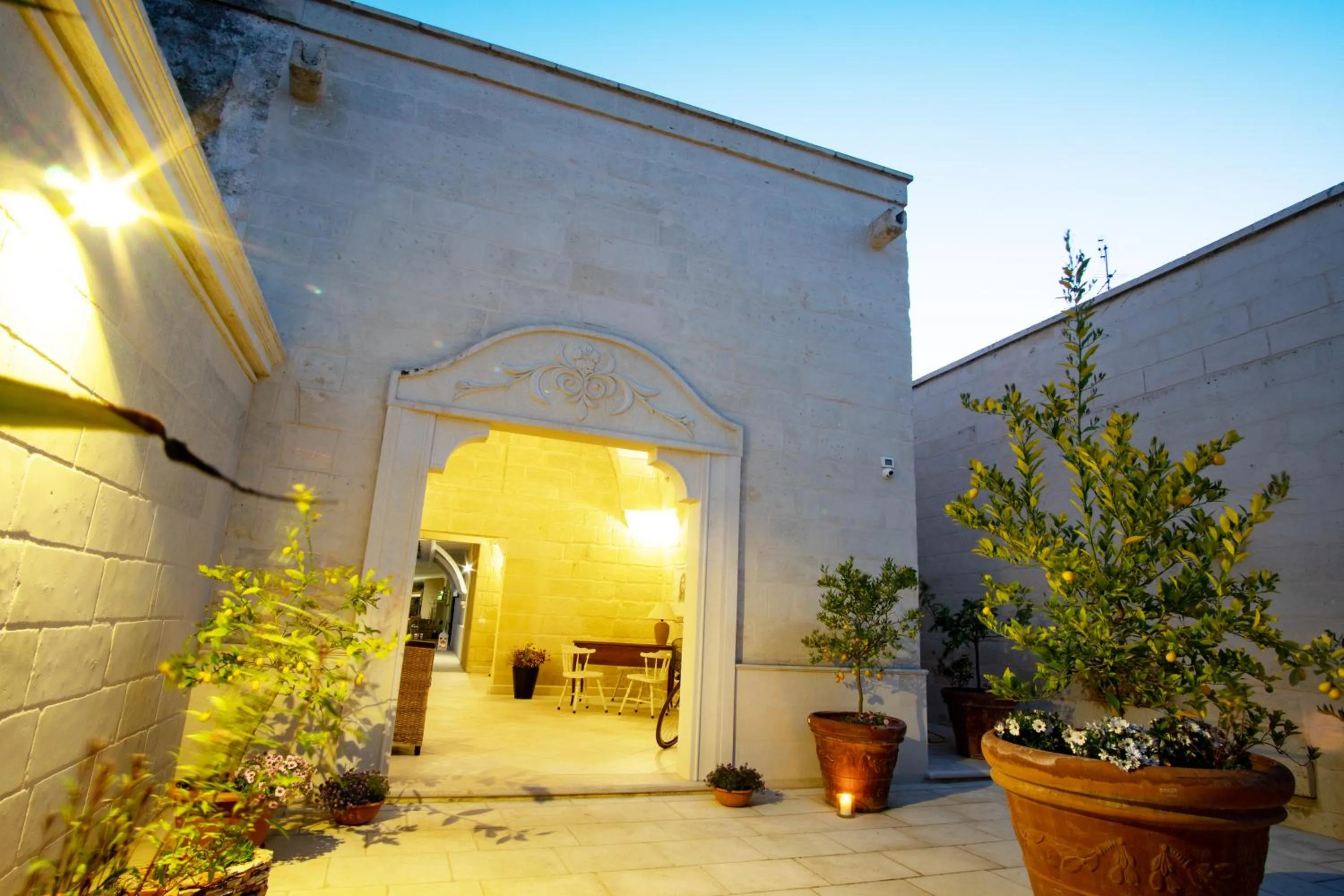 Facade/entrance in La Corte di Edoardo