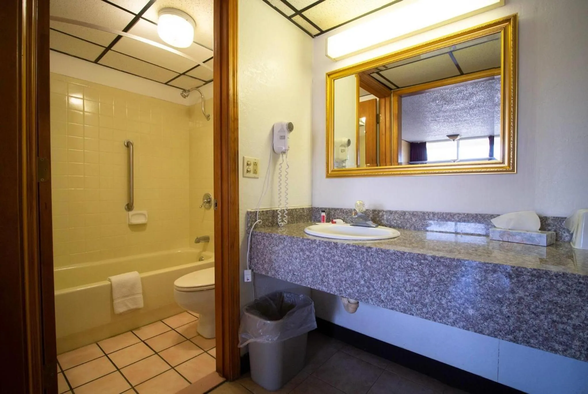 Bathroom in Days Inn by Wyndham Clinton