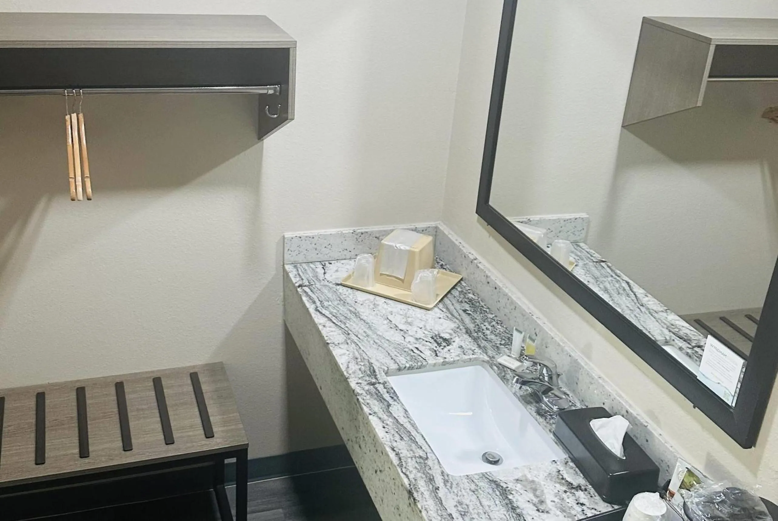 Bathroom in Super 8 by Wyndham Bossier City/Shreveport Area