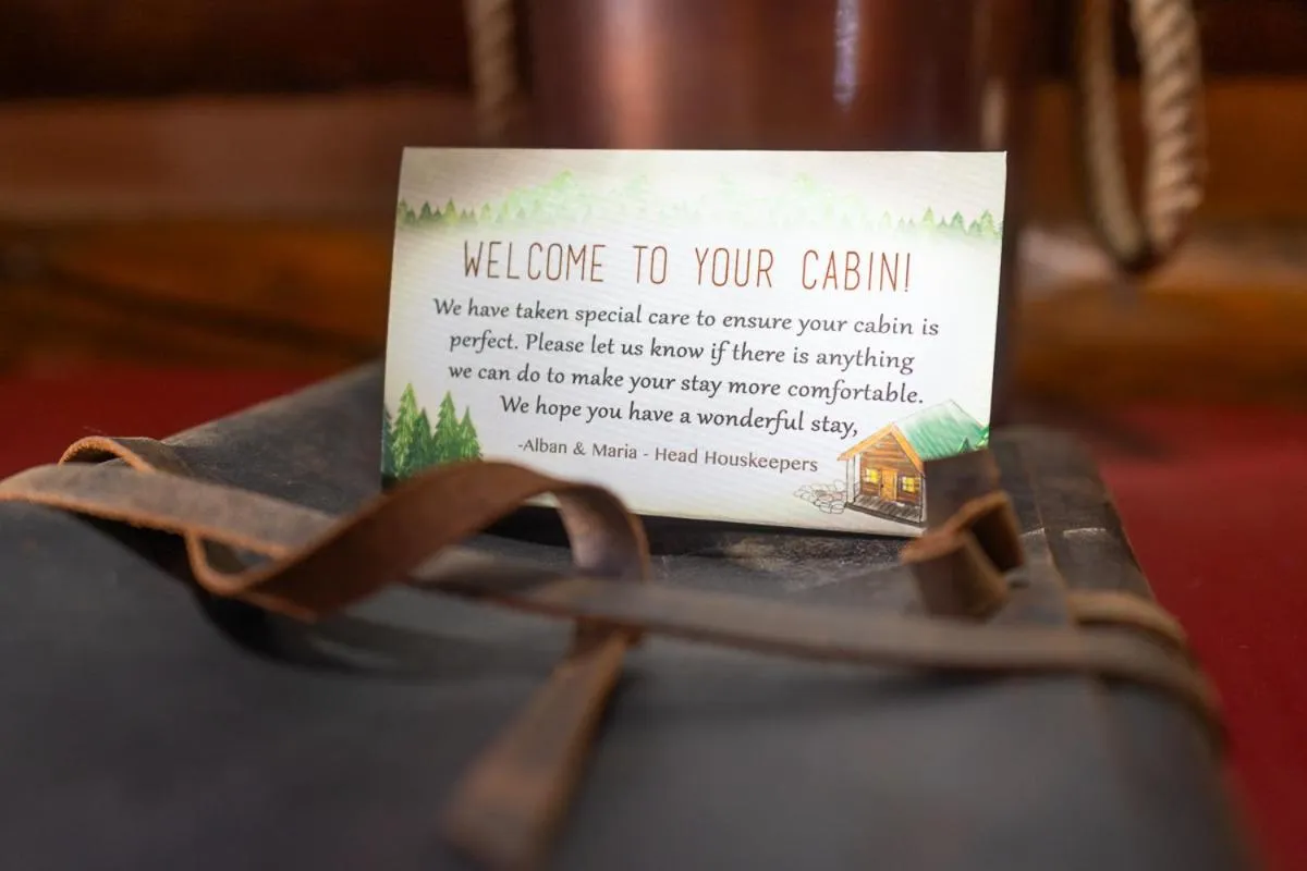 Decorative detail in Storm Mountain Lodge & Cabins