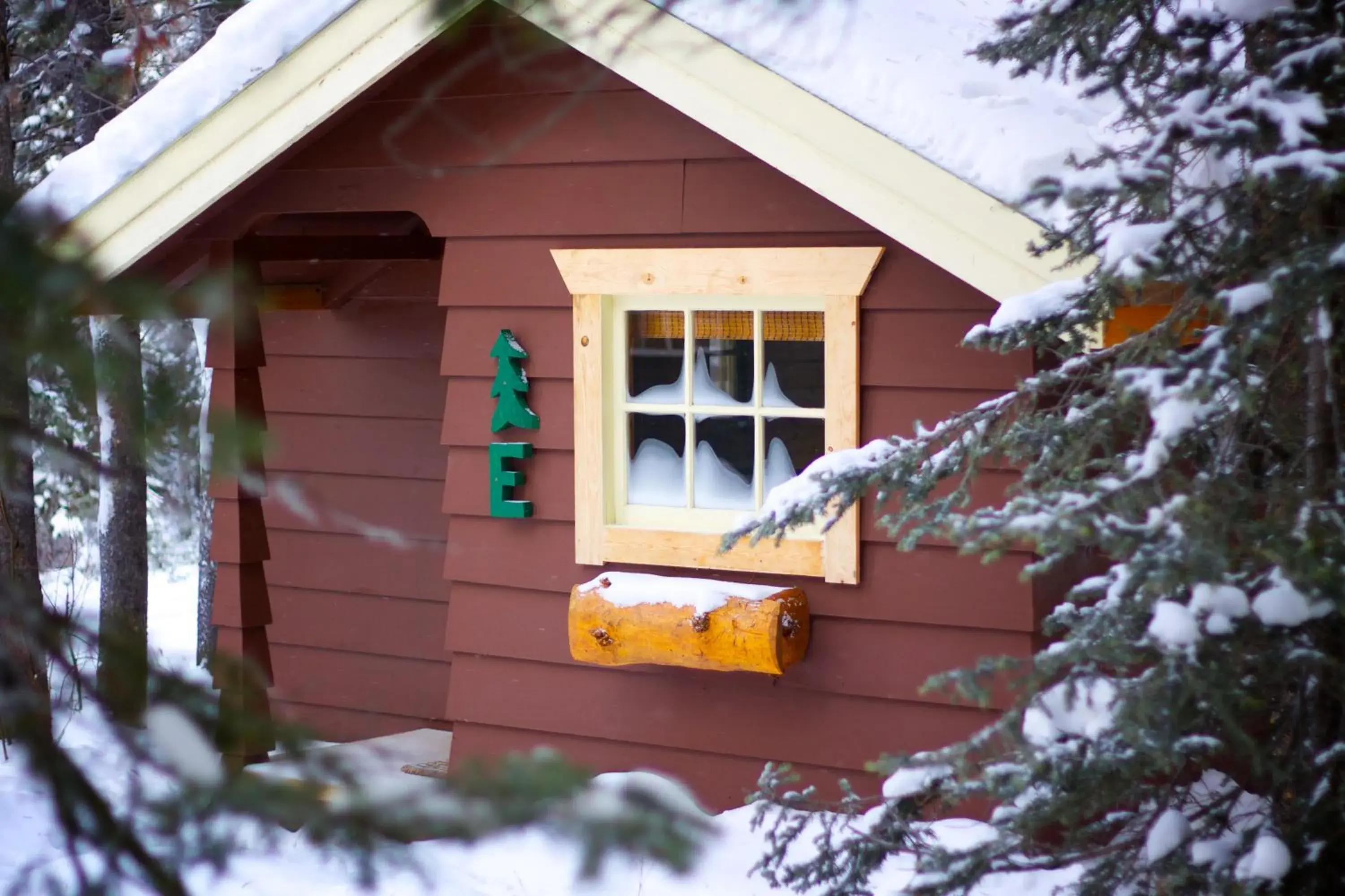 Queen Room in Storm Mountain Lodge & Cabins Queen Room in Storm Mountain Lodge & Cabins