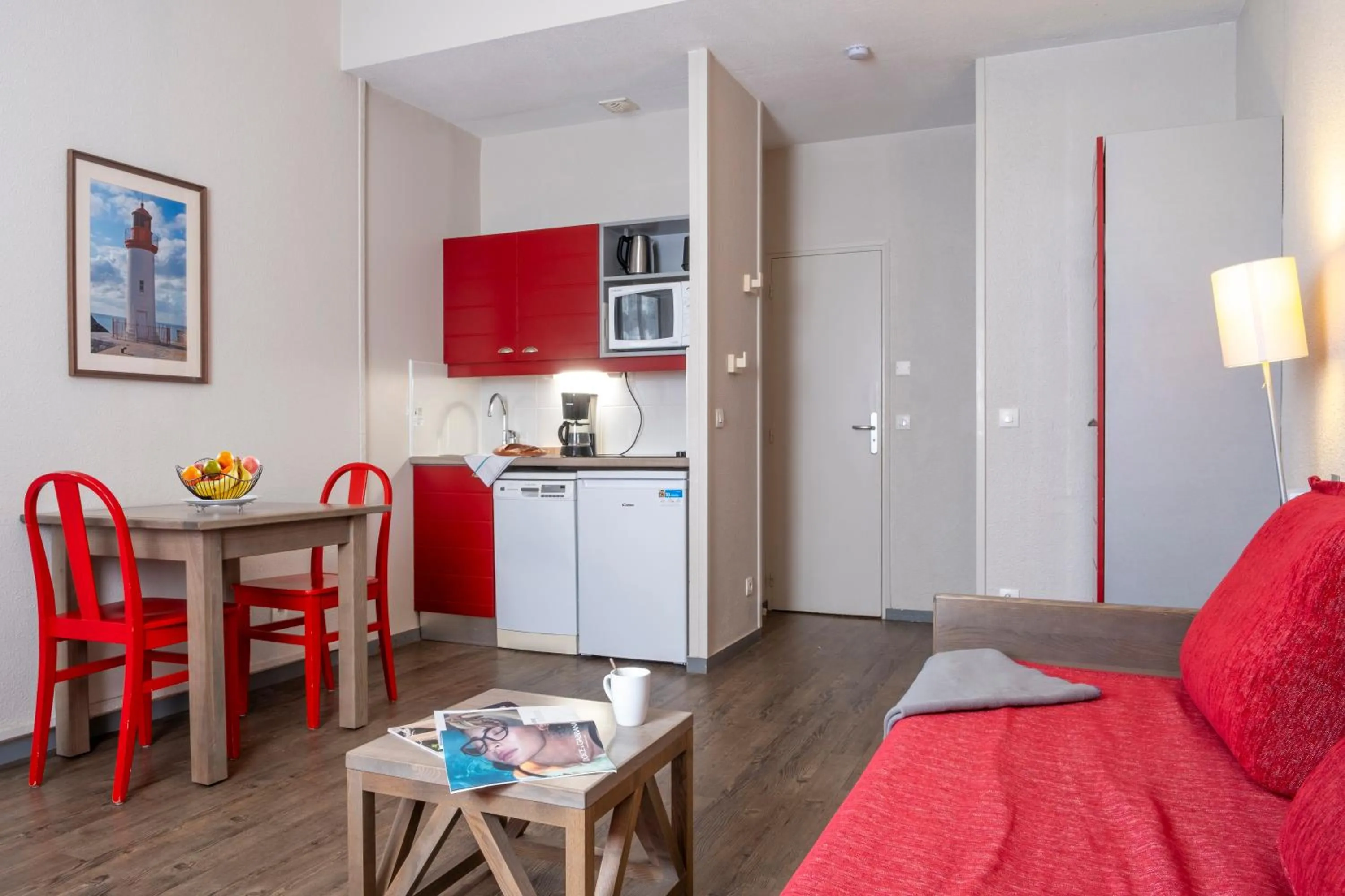 Kitchen or kitchenette in Résidence Pierre & Vacances Le Fort de la Rade