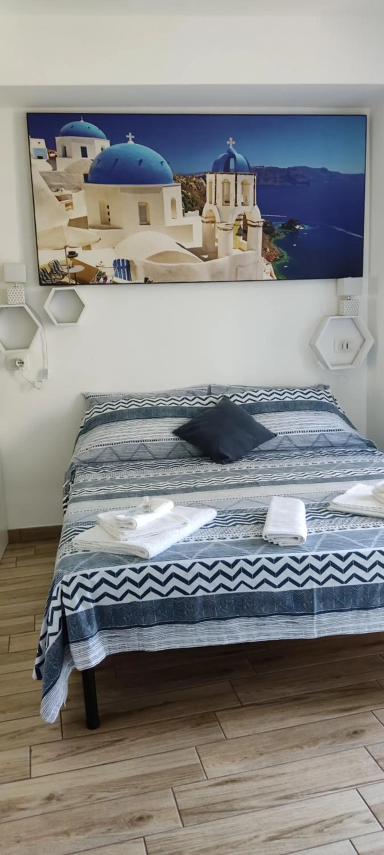 Bed in B&B AKROPOLIS