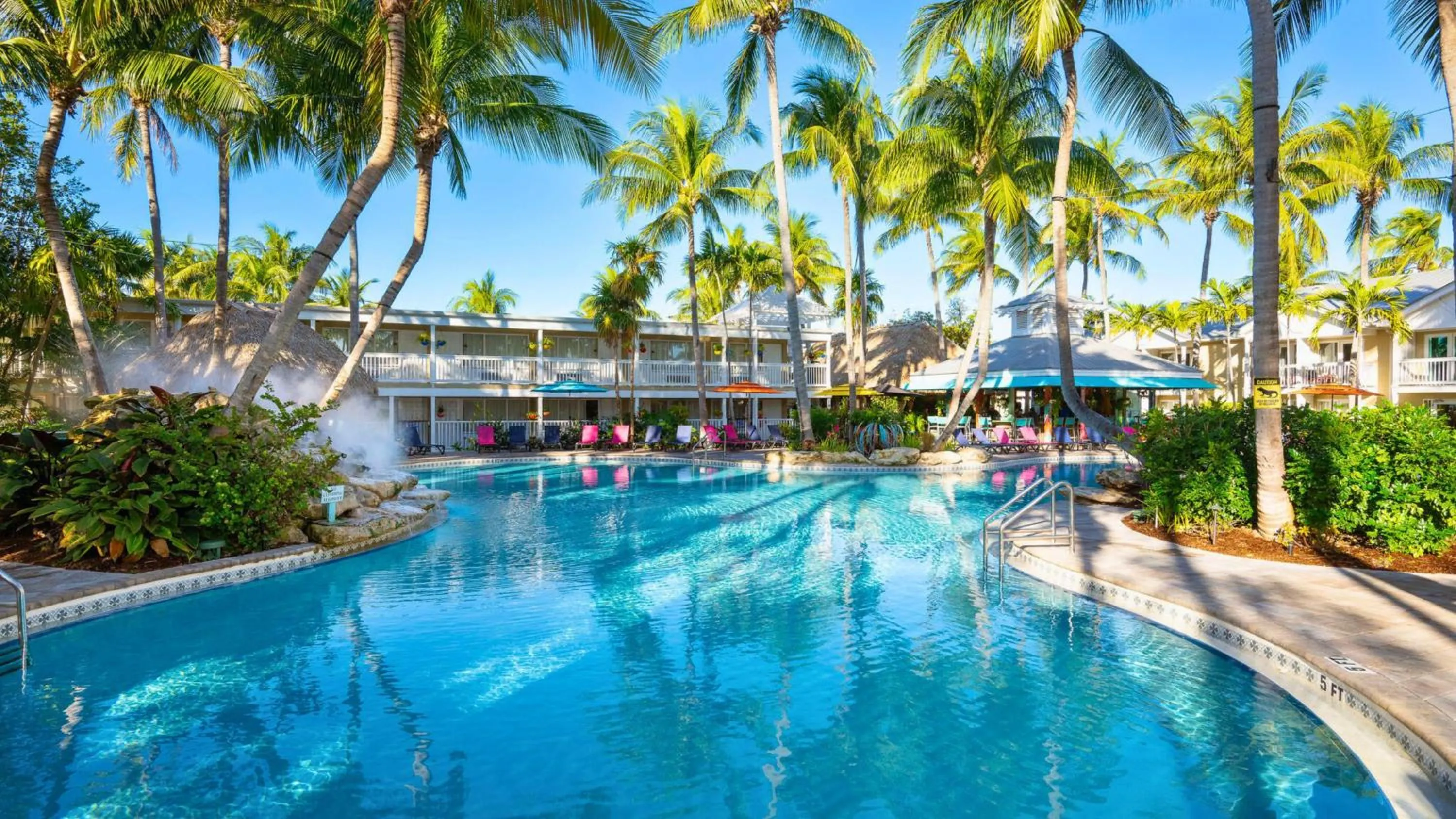 Pool view in Havana Cabana at Key West