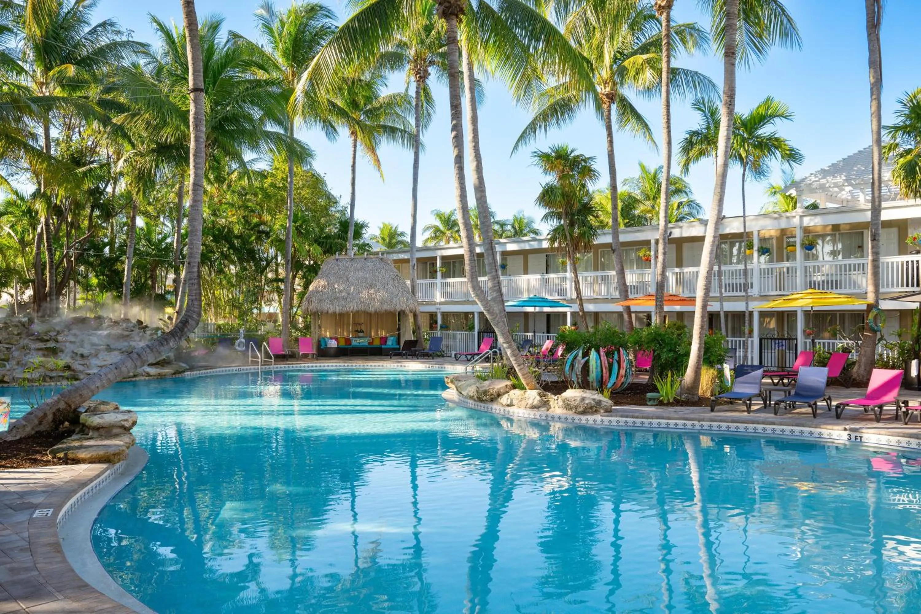 Pool view in Havana Cabana at Key West
