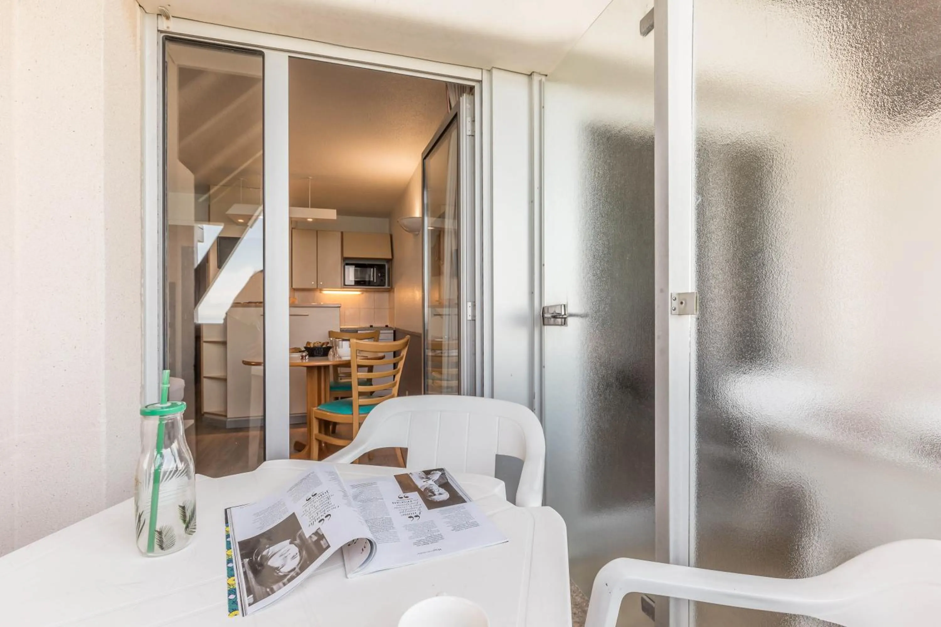 Balcony/Terrace in Résidence Pierre & Vacances Les Tamaris