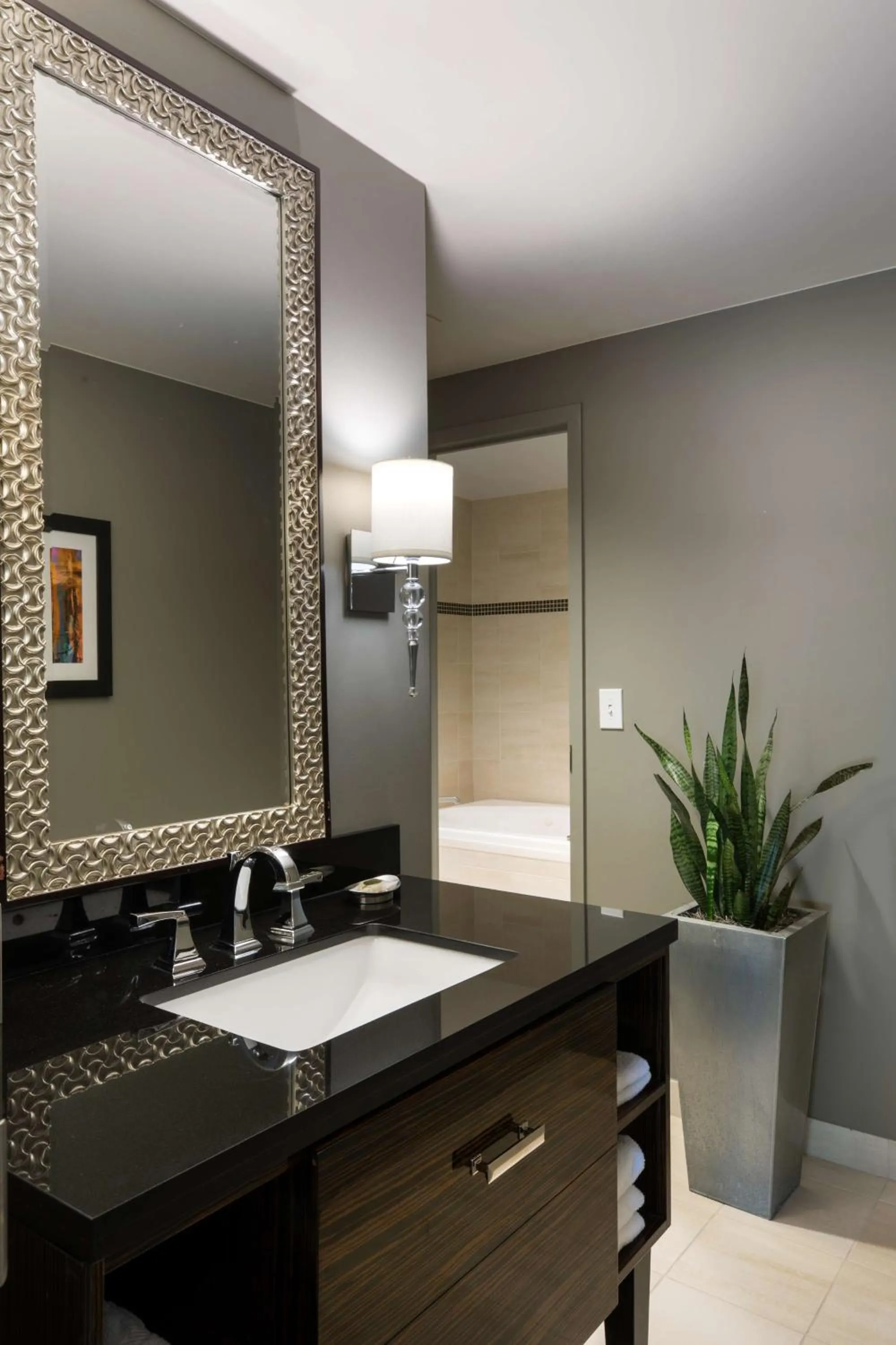 Bathroom in Colcord Hotel Oklahoma City, Curio Collection by Hilton