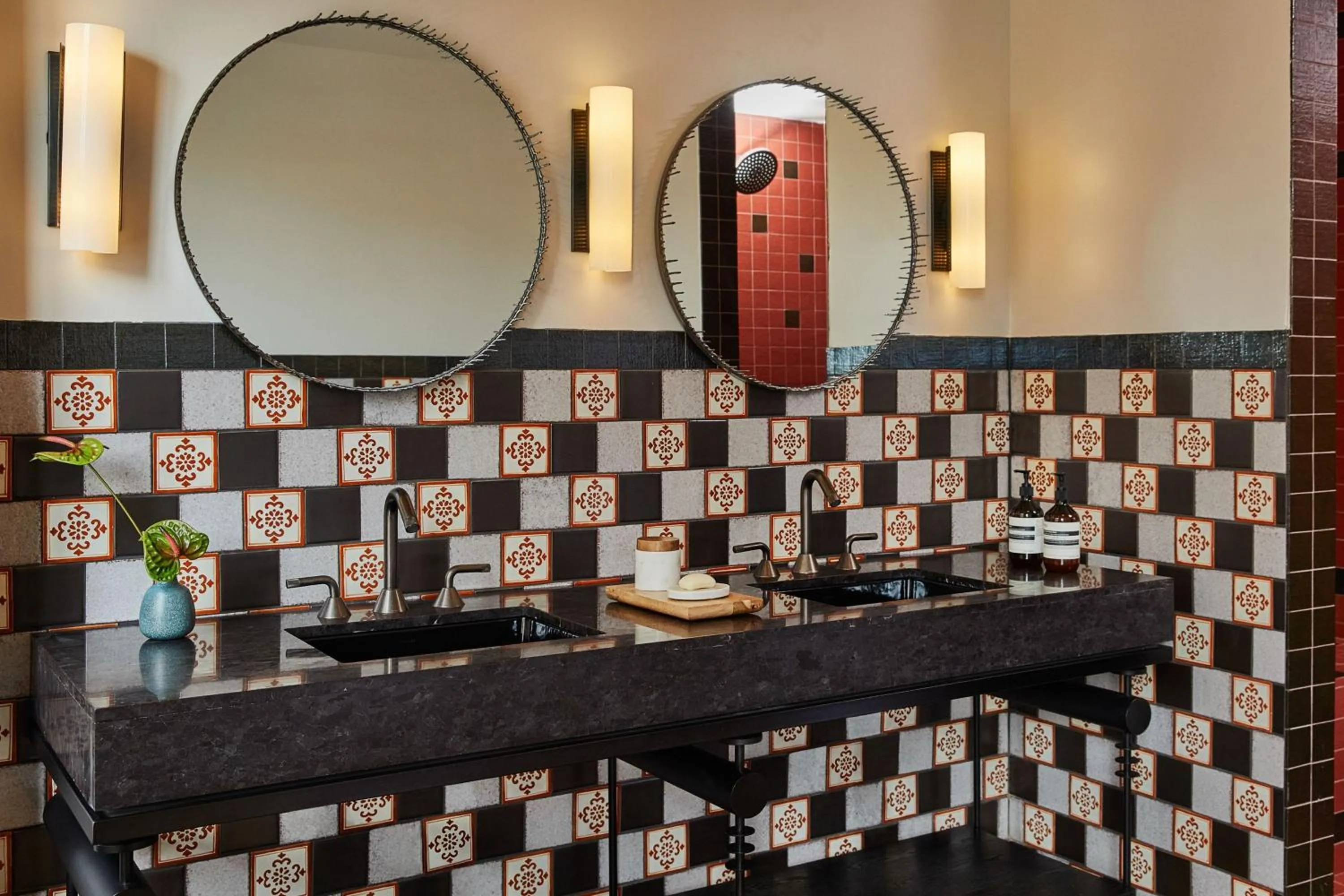 Bathroom in Downtown Los Angeles Proper Hotel, a Member of Design Hotels