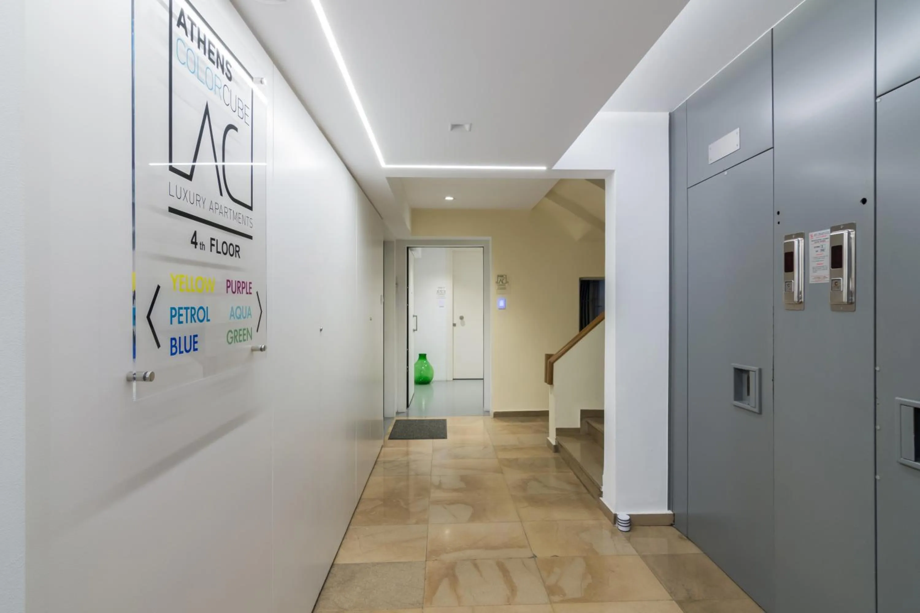 Property building in Athens Color Cube