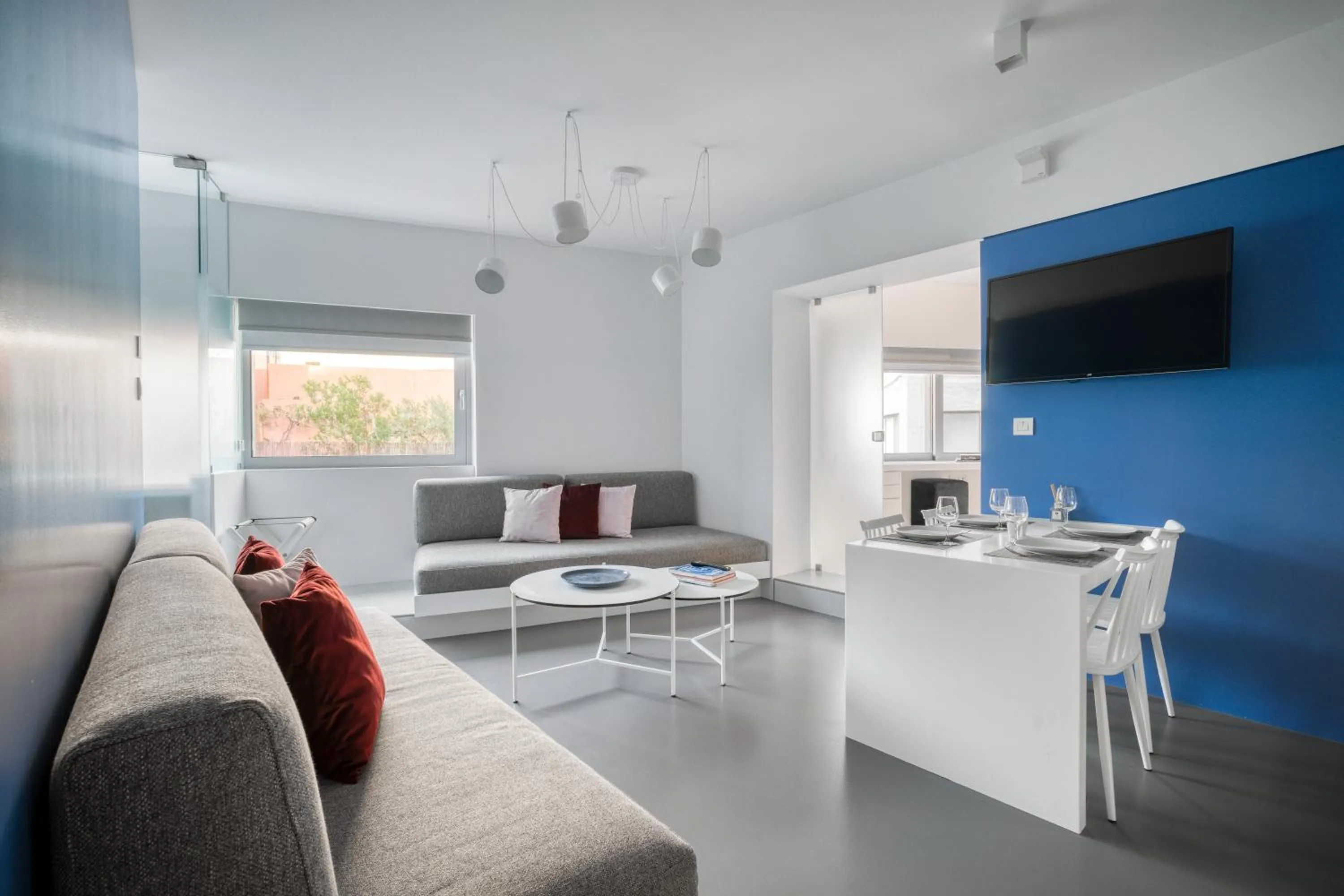 Living room in Athens Color Cube