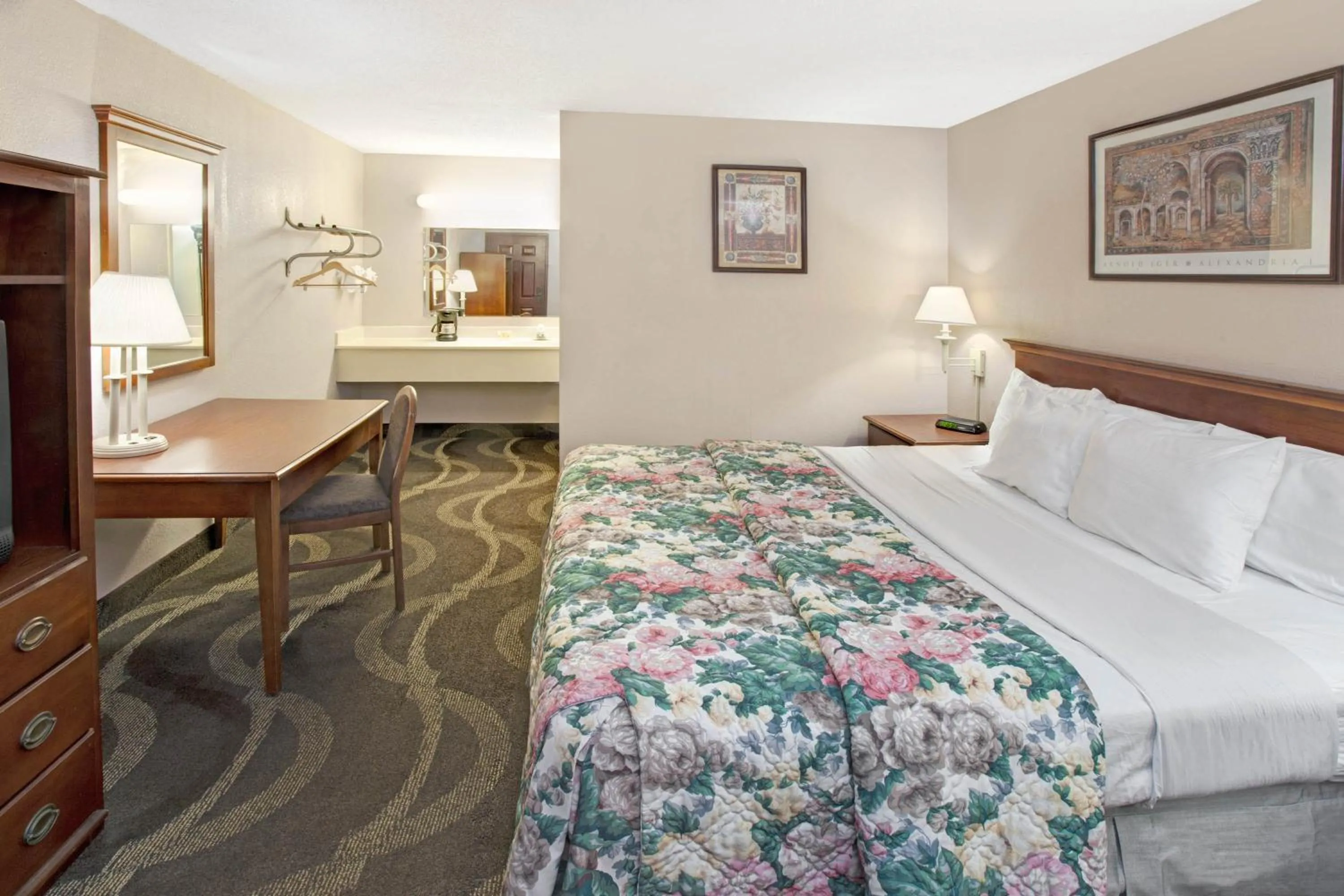 Bed in Motel 6-Alsip, IL