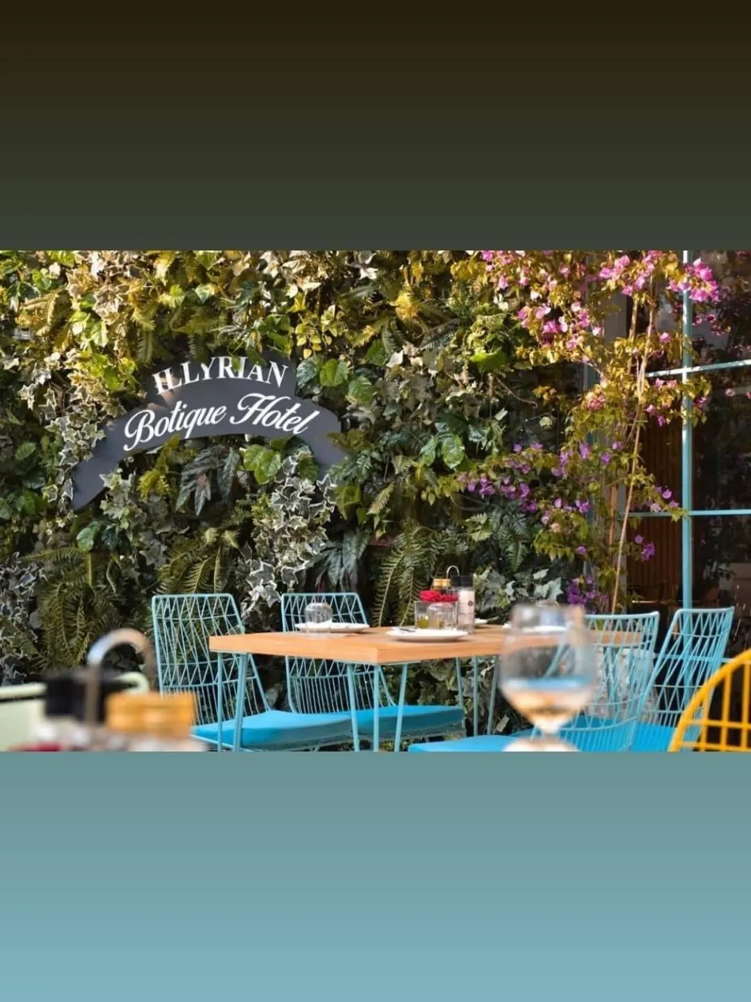 Restaurant/places to eat in Illyrian Boutique Hotel