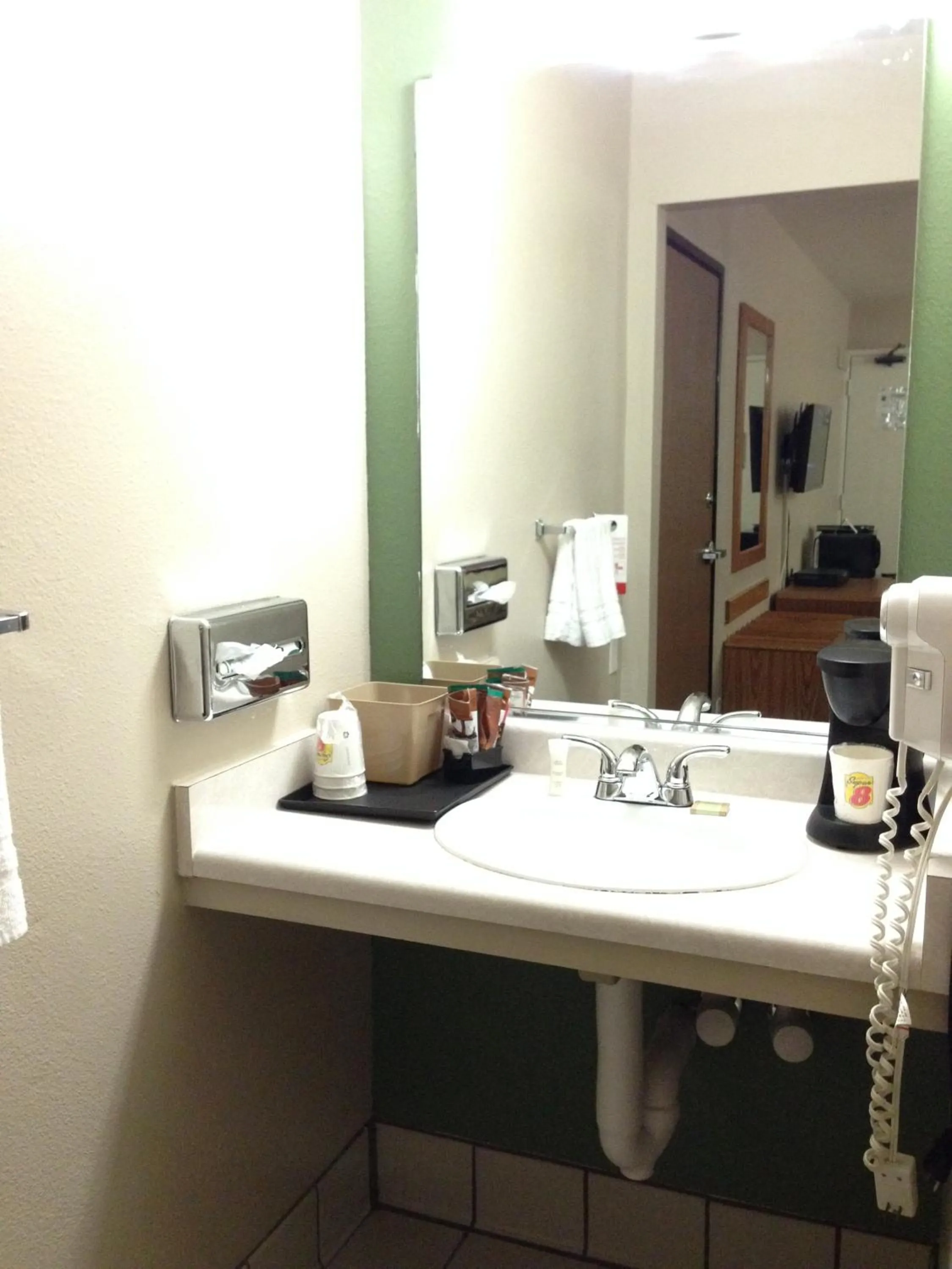 Bathroom in Super 8 by Wyndham Barstow