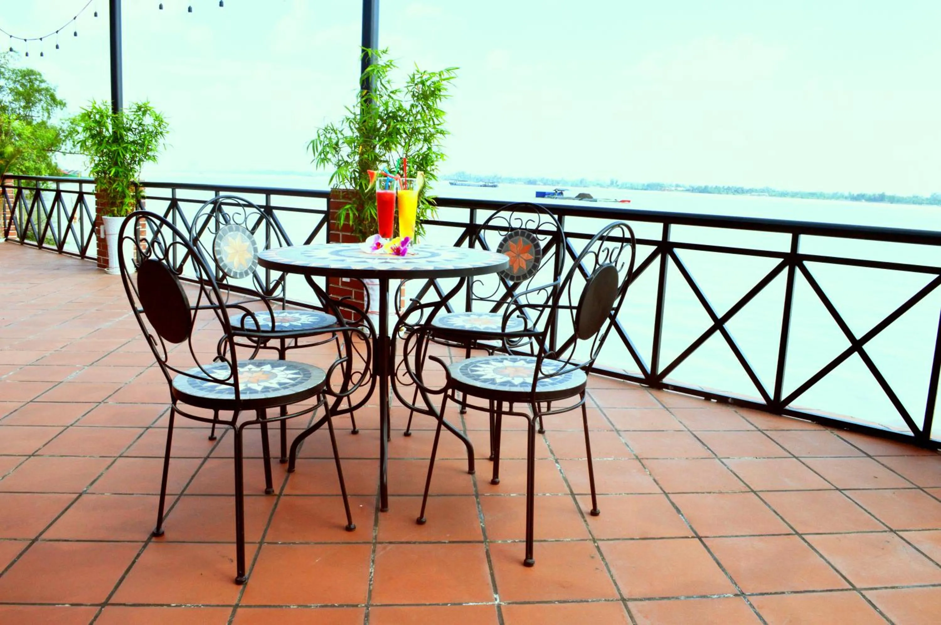 Natural landscape in Con Khuong Resort Can Tho