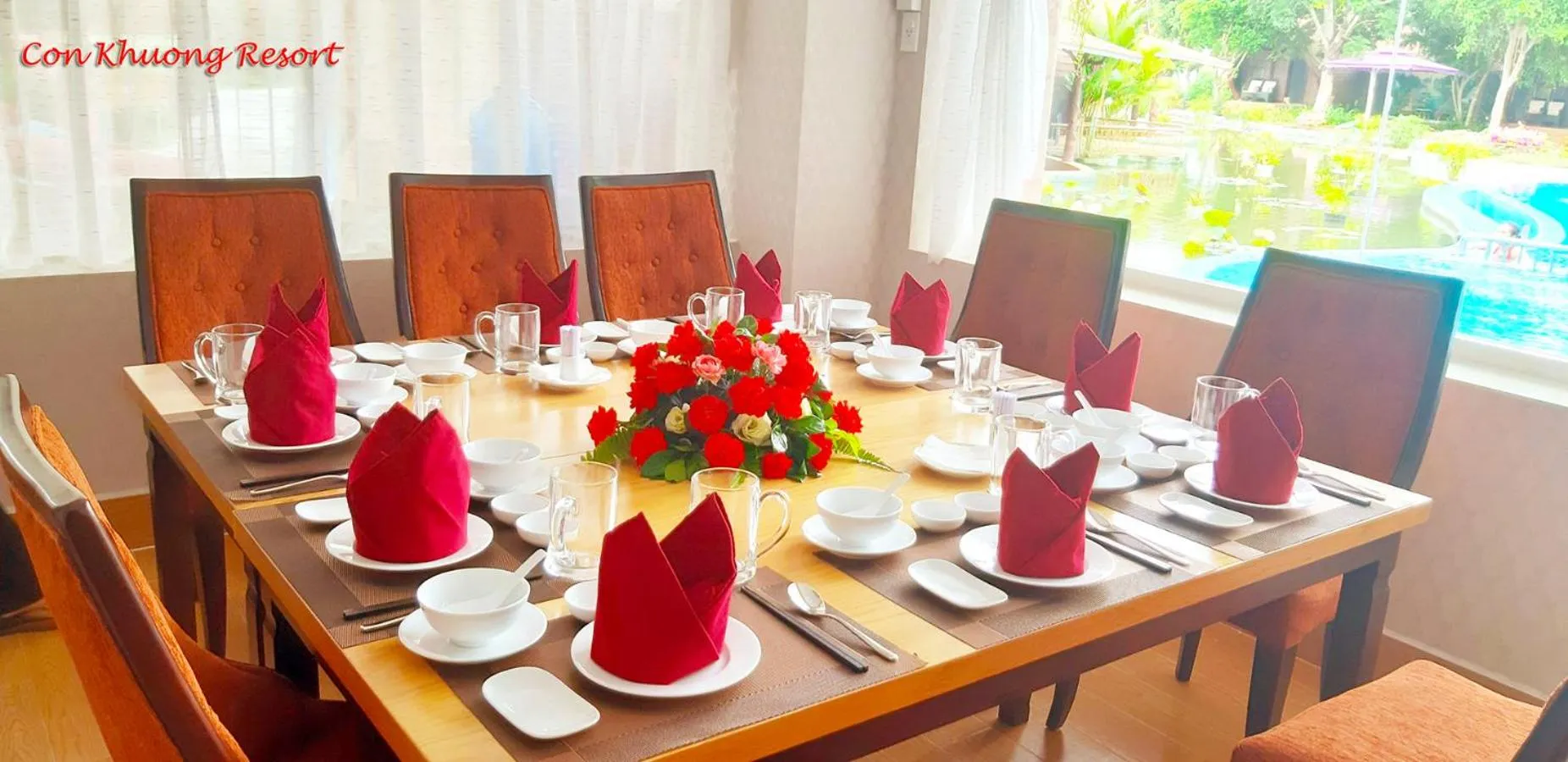 Restaurant/places to eat in Con Khuong Resort Can Tho