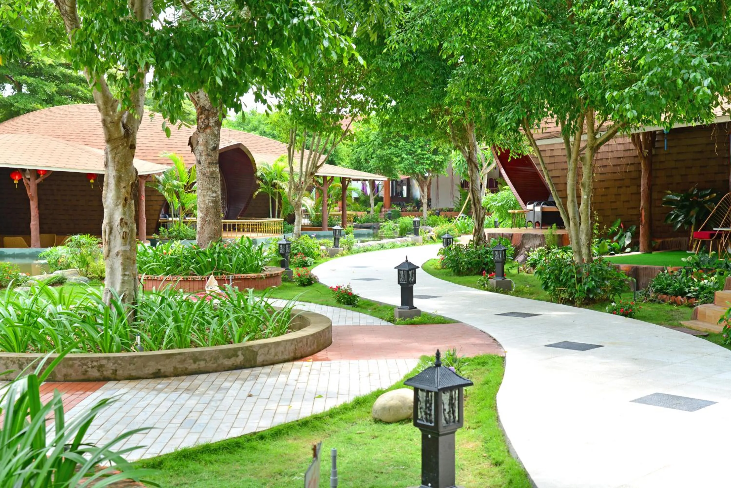 Garden in Con Khuong Resort Can Tho