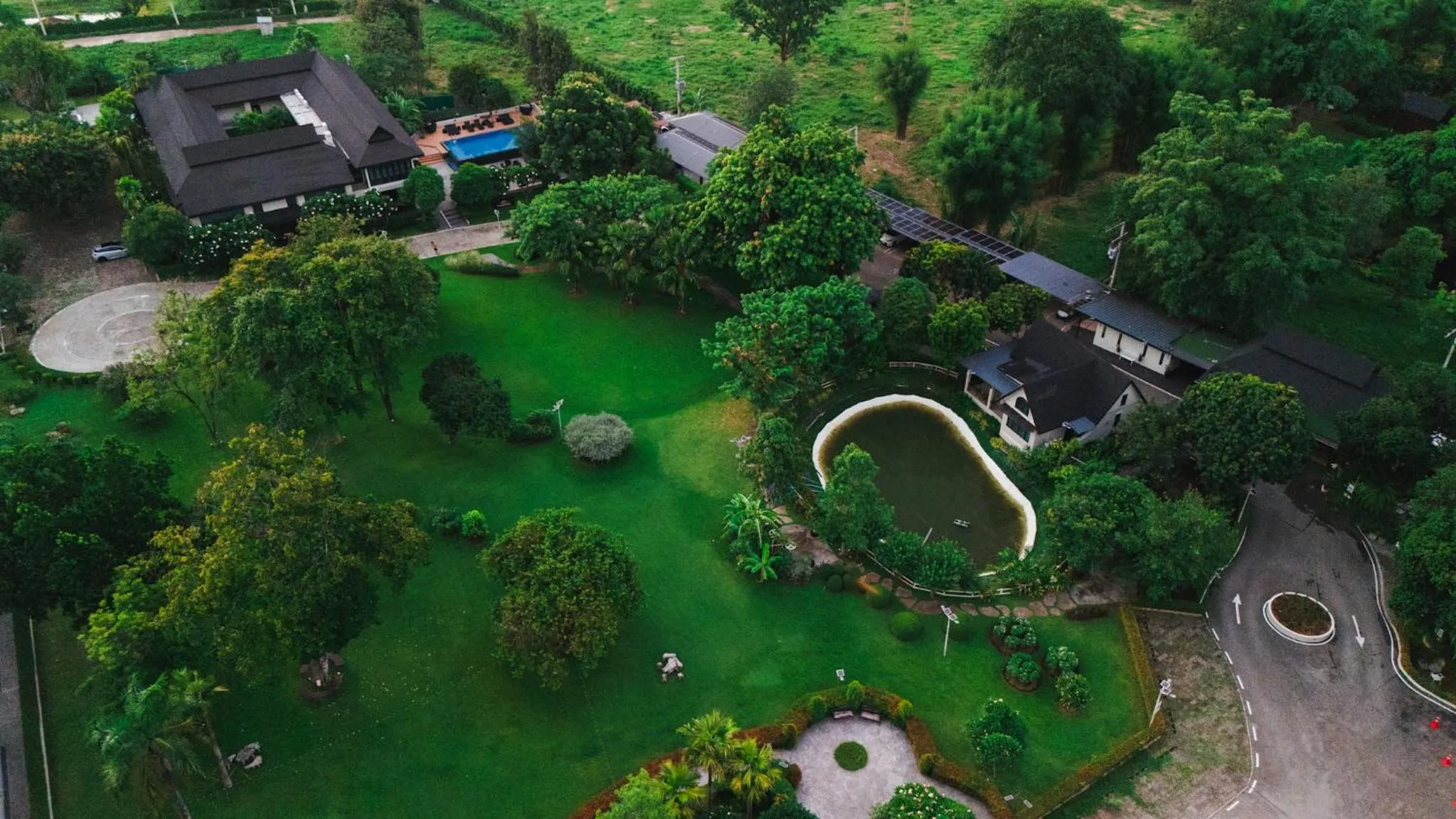 Bird's eye view in Merchant Villa- SHA Extra Plus