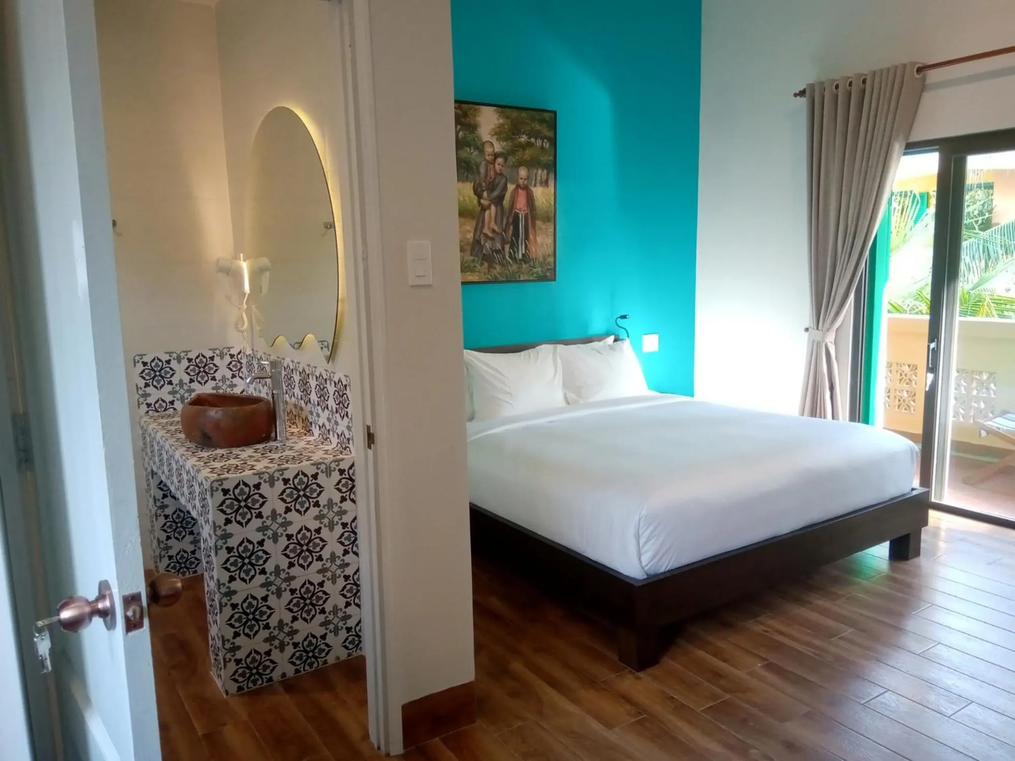 Bed in MiNhon Hotel Muine