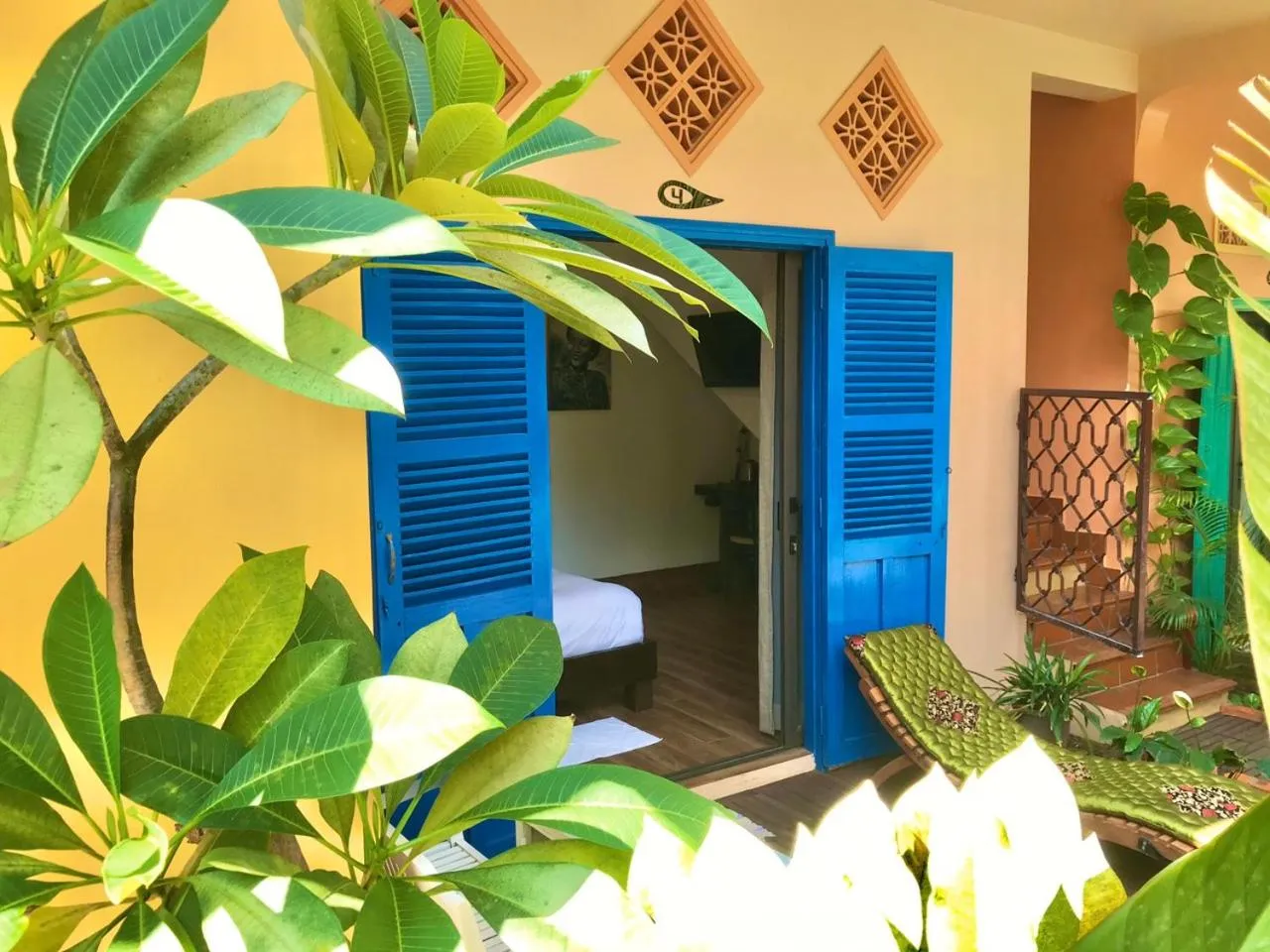 Garden view in MiNhon Hotel Muine