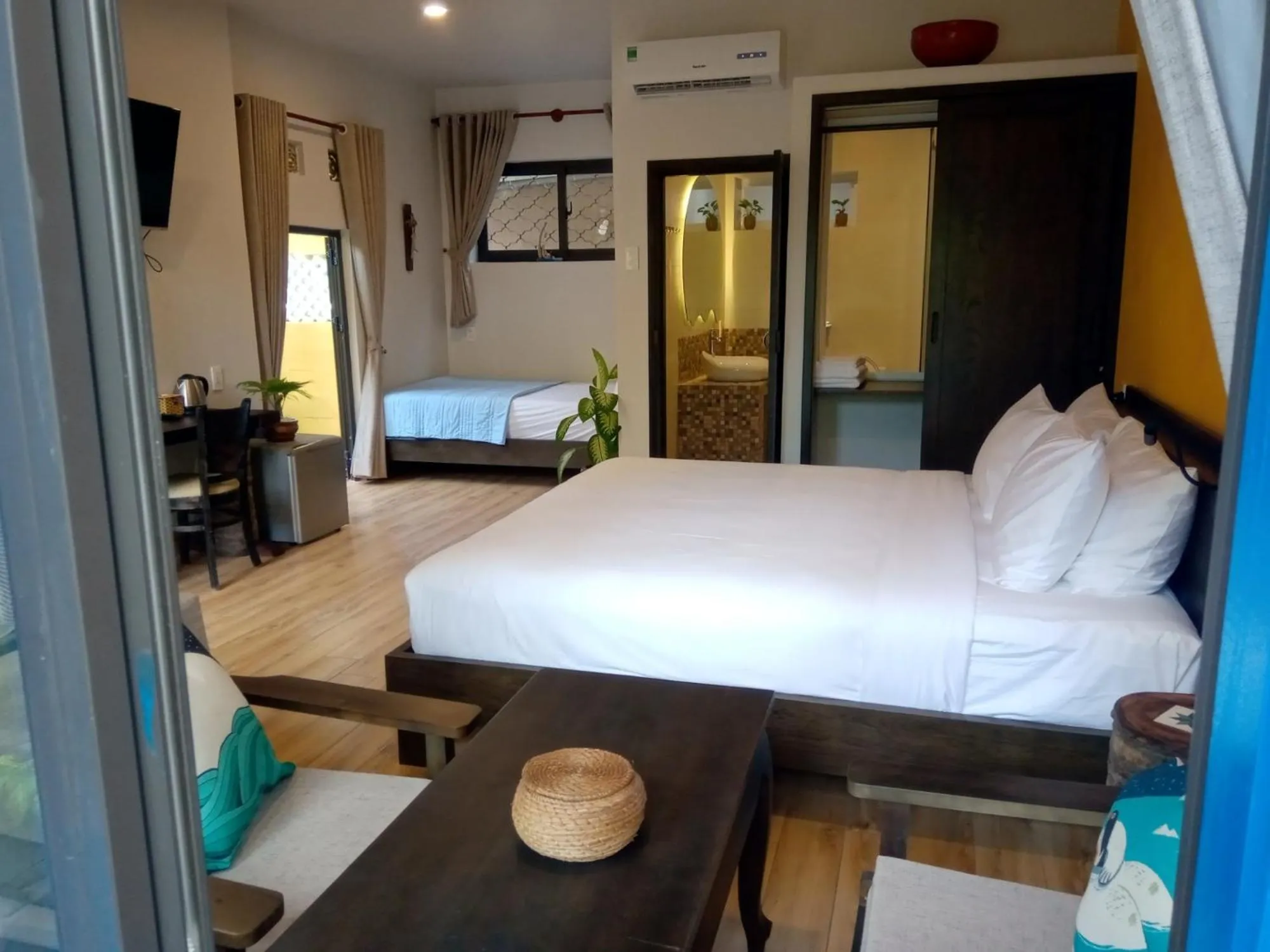 Bed in MiNhon Hotel Muine