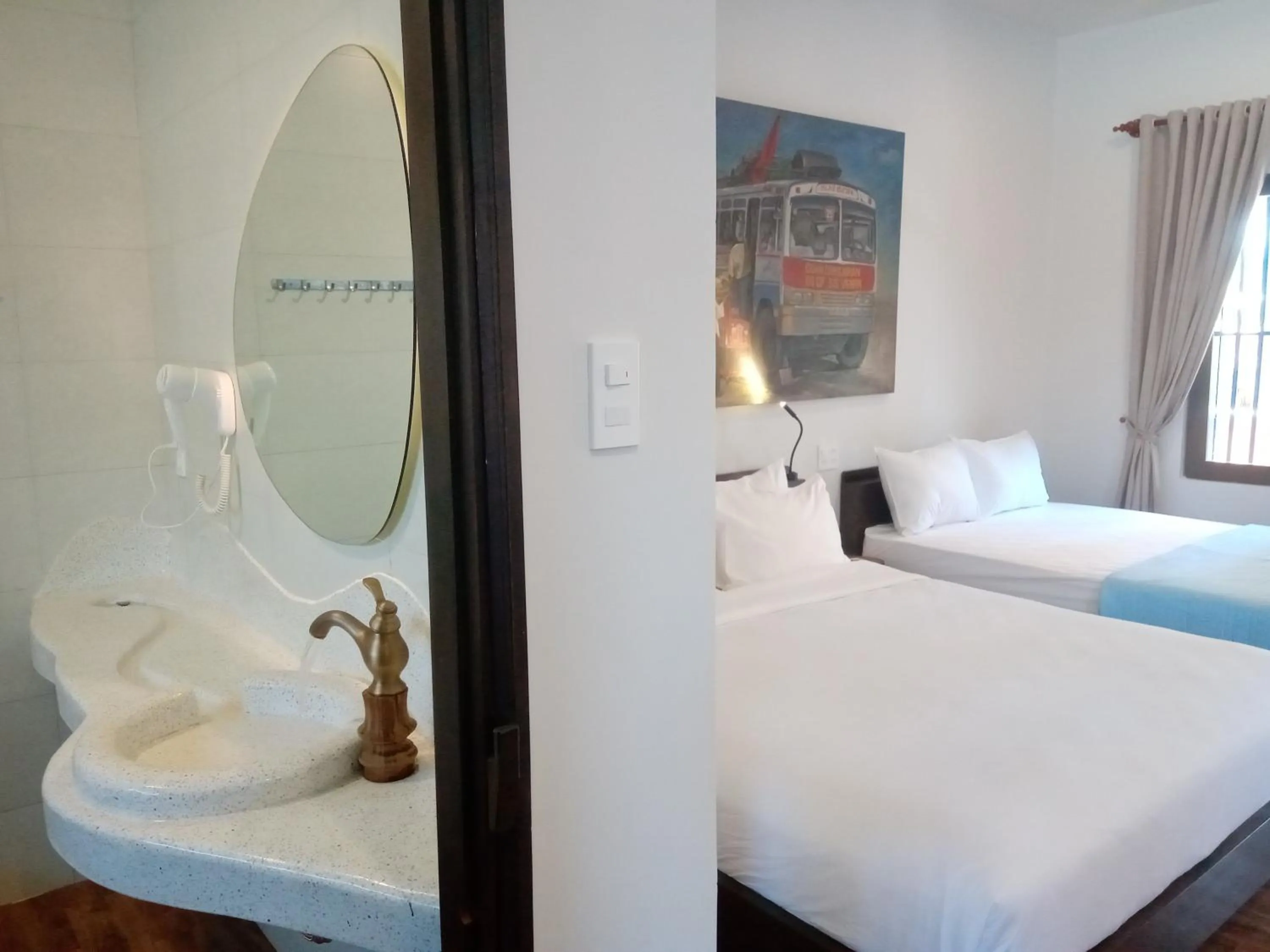 Bed in MiNhon Hotel Muine