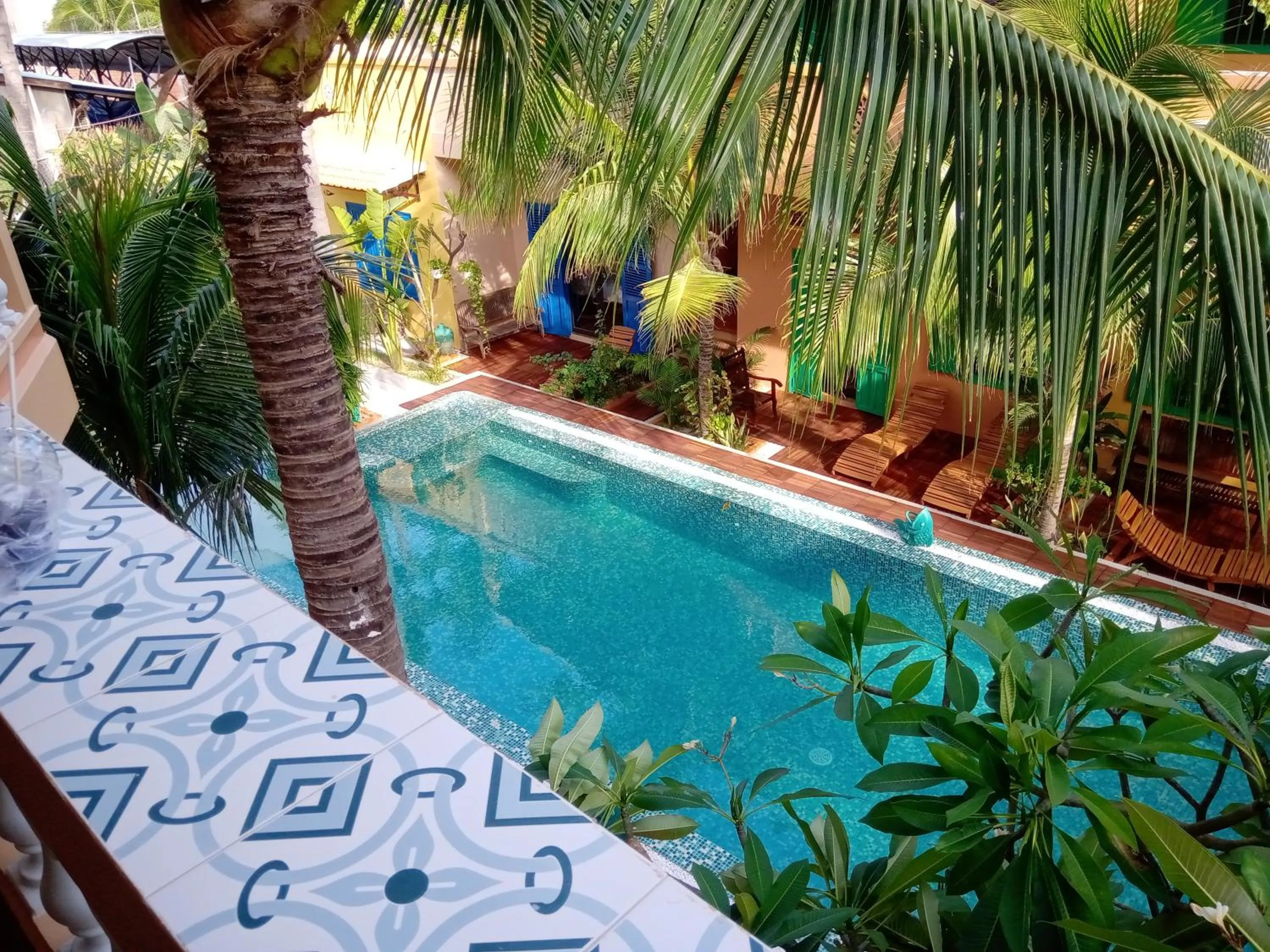 Bird's eye view in MiNhon Hotel Muine